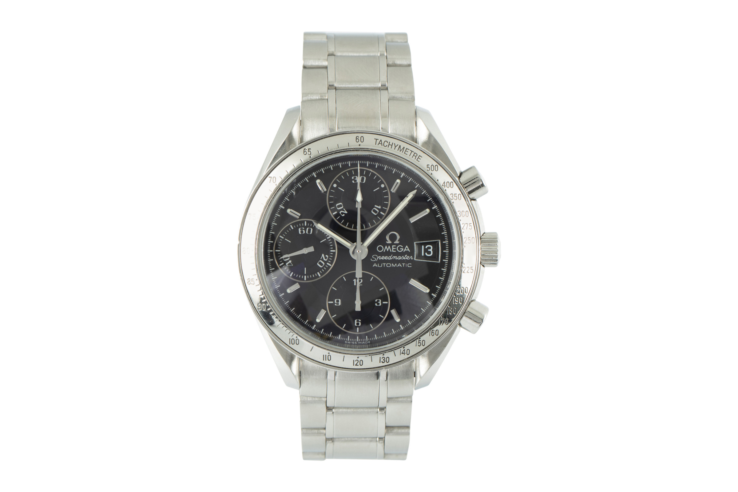 Omega Speedmaster chronograph steel automatic Kal. 1152B Ref. 3513.50.00, 175.0083