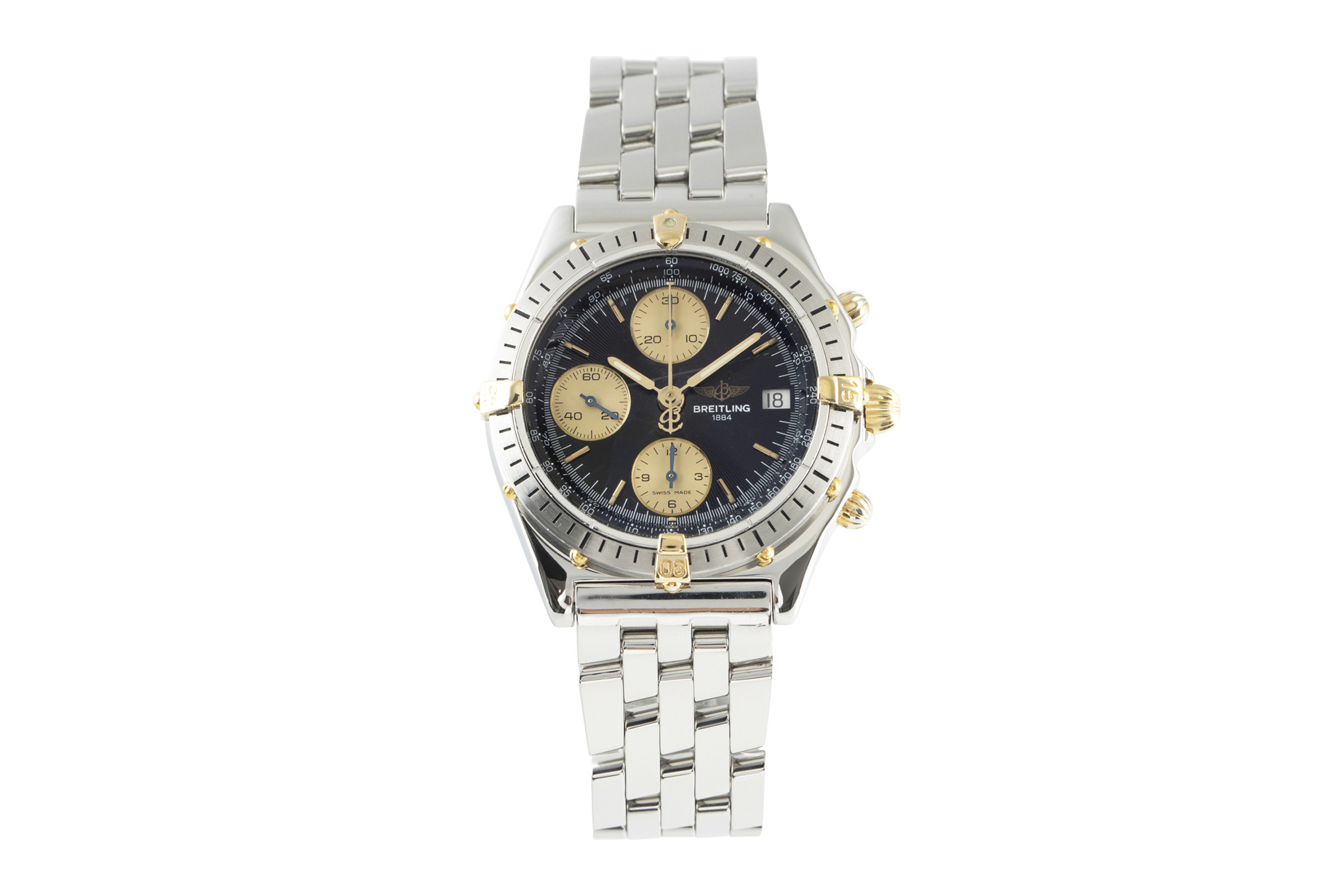 Breitling Chronomat chronograph steel / gold automatic Kal. B13 Ref. B13048