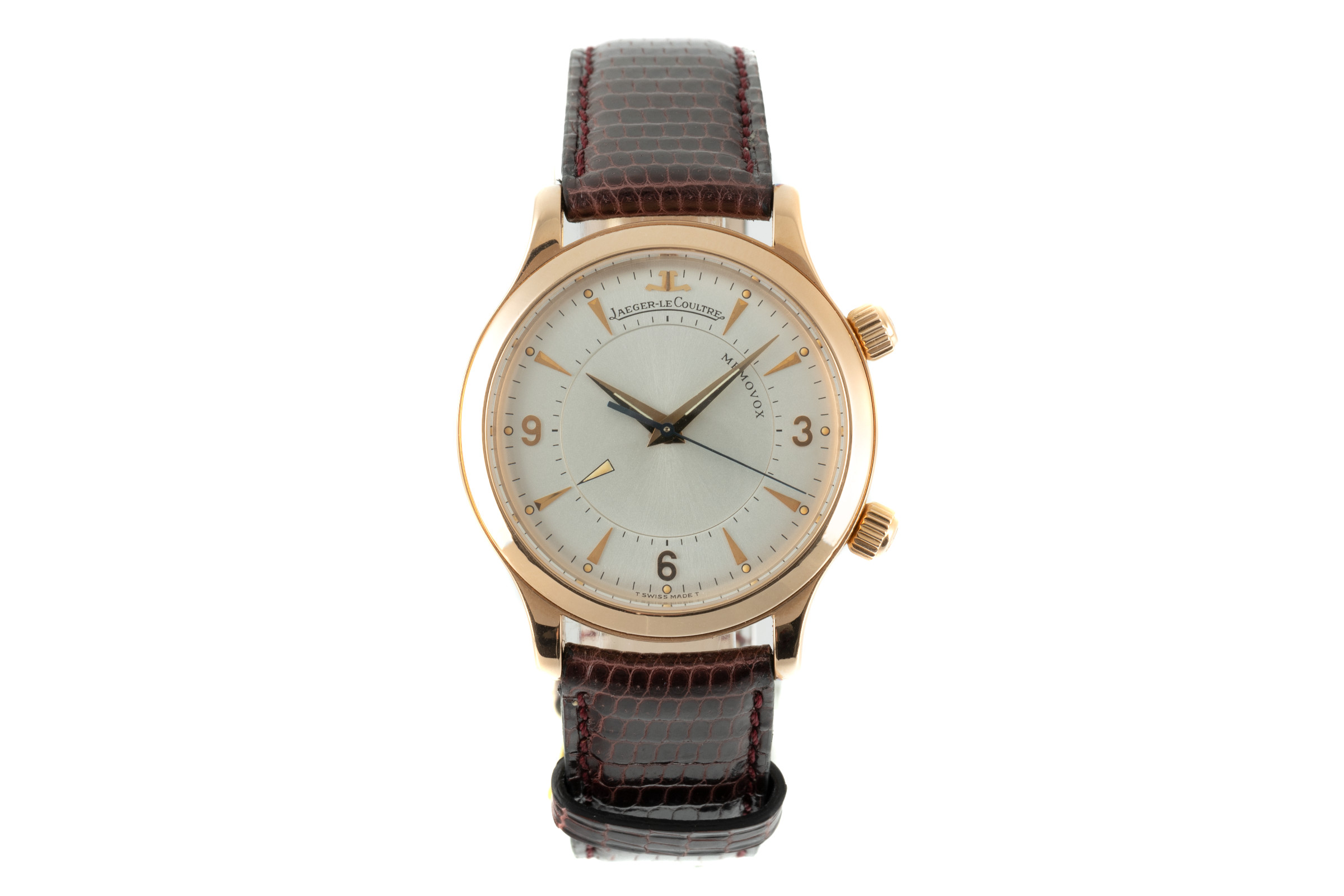 Jaeger-LeCoultre Memovox 18 ct gold manual winding Kal. 914 Ref. 144.2.94