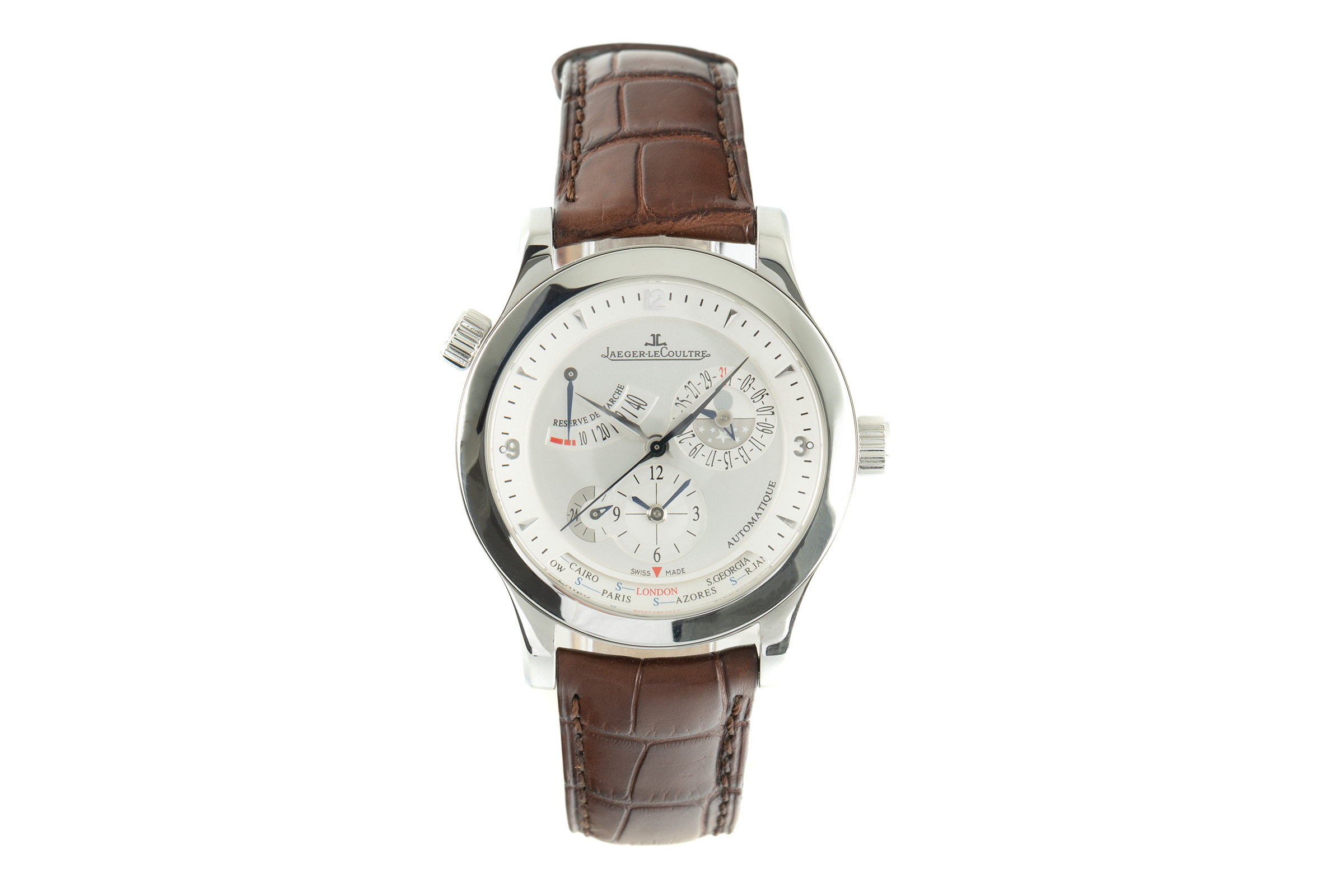 Jaeger-LeCoultre Master Geographic steel automatic Kal. 937 Ref. 147.8.57.S, Q1508420
