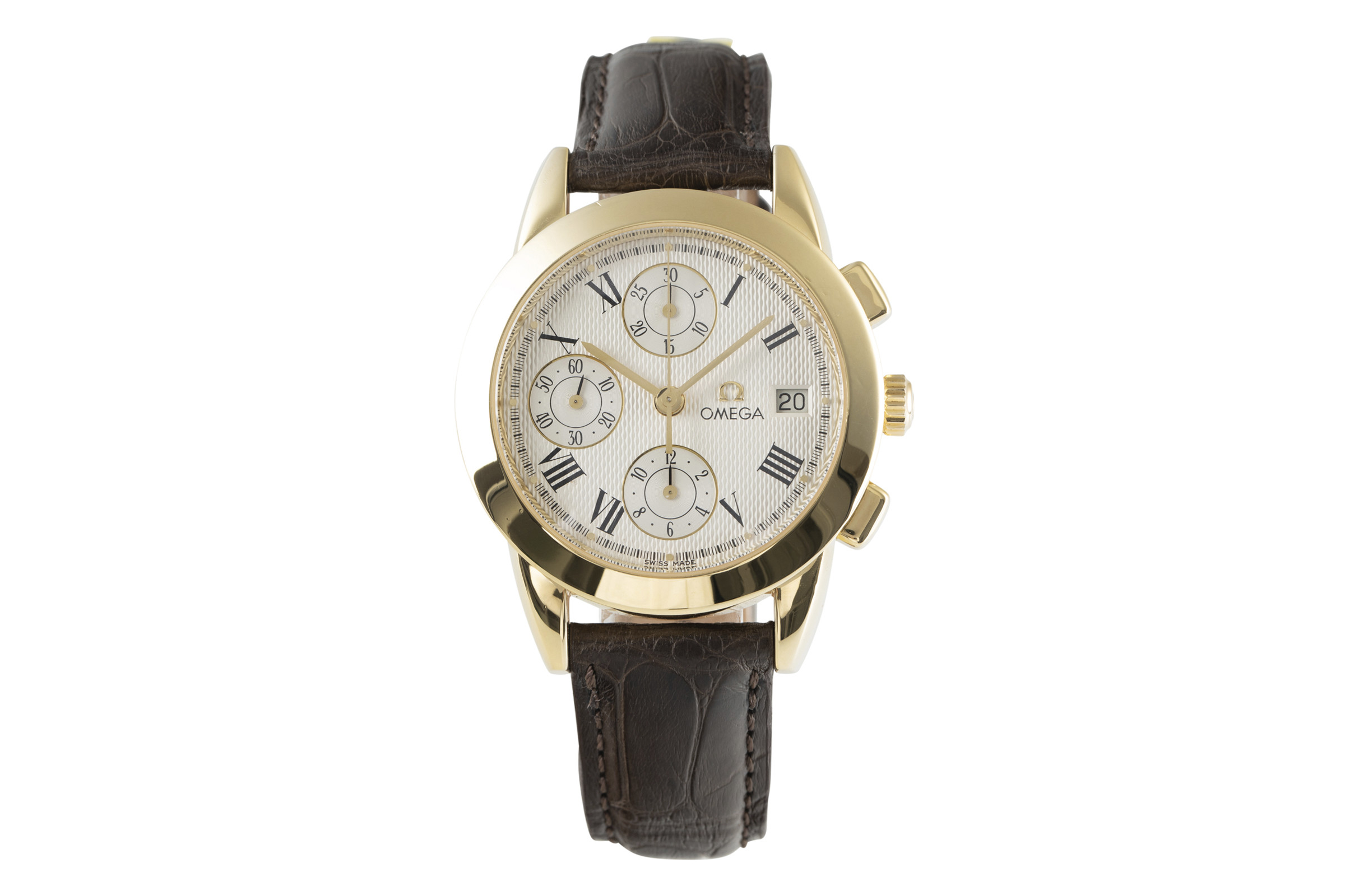 Omega Louis Brandt chronograph 18 ct gold automatic Kal. 1156 Ref. 175.0500