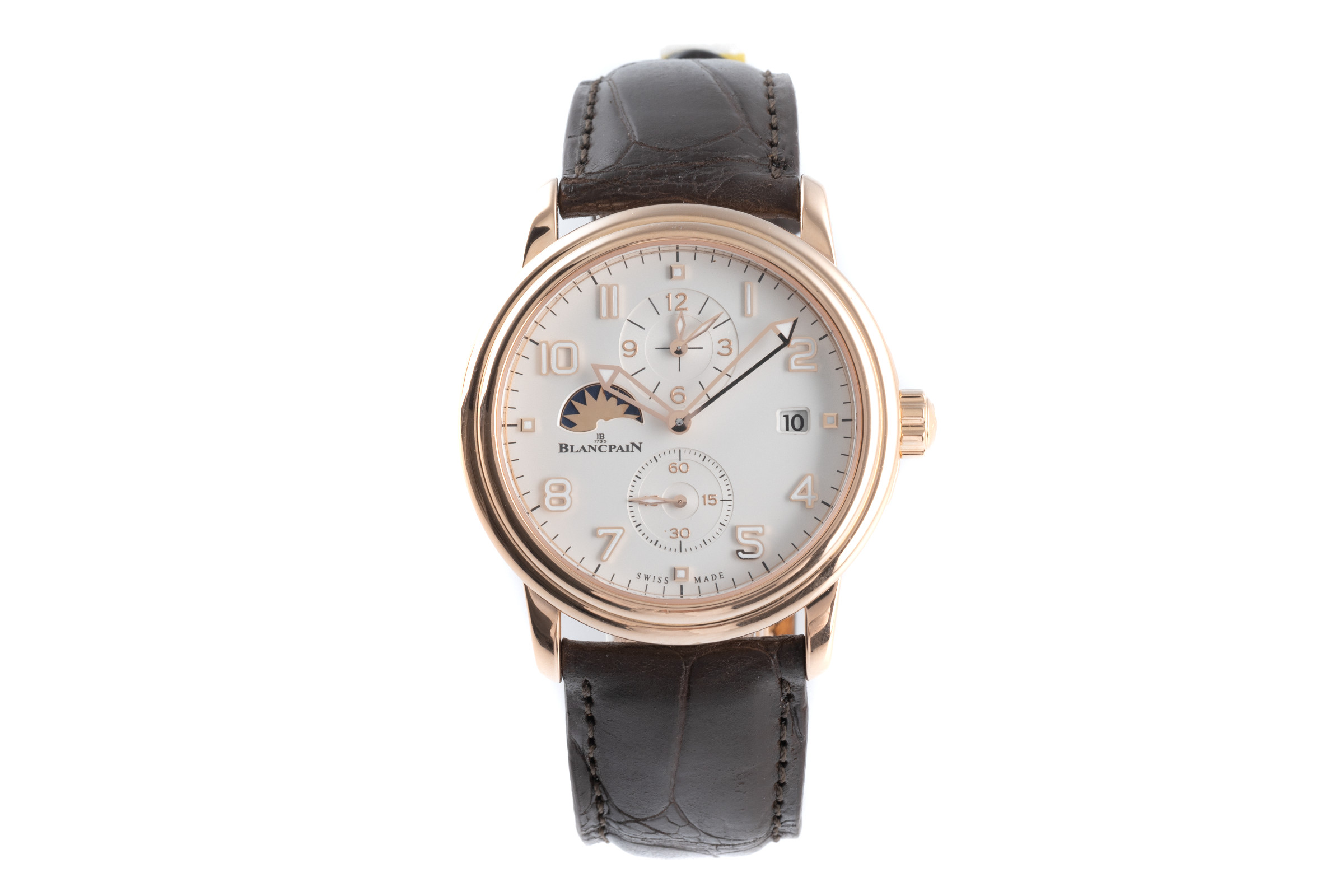 Blancpain Leman 18 ct red gold automatic Kal. 5L60 Ref. 2860.3642.53B