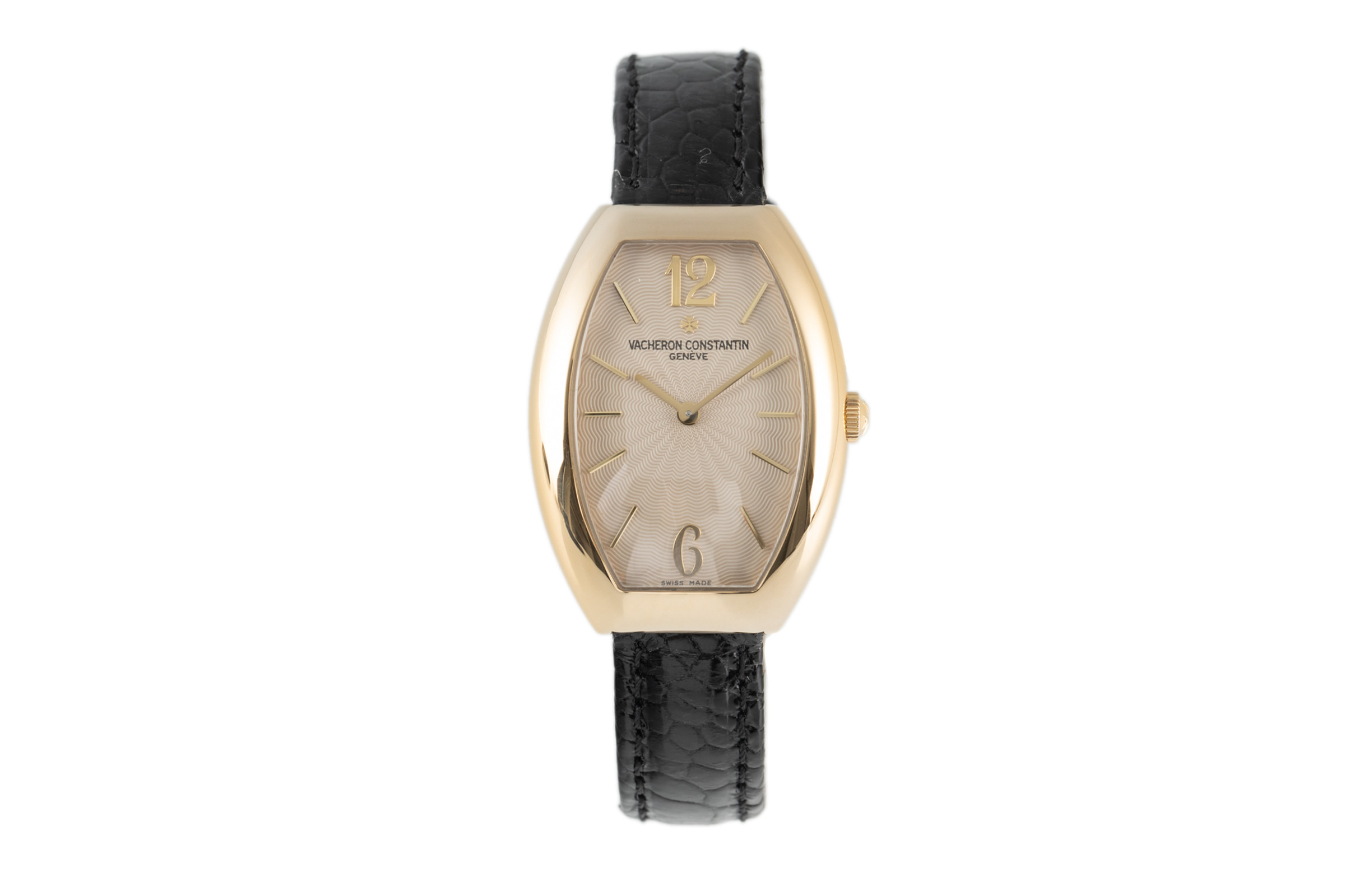 Vacheron & Constantin gerie 18 ct gold quartz Kal. 1202 Ref. 25040/000J