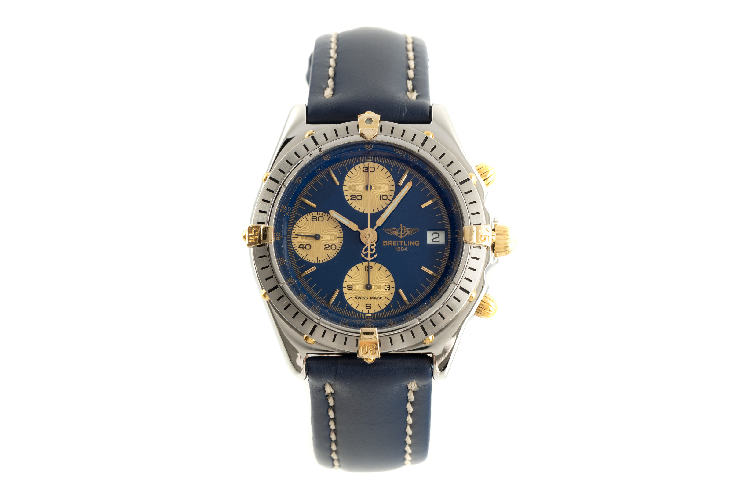 Breitling Chronomat chronograph steel / gold automatic Kal. B13 Ref. B13048
