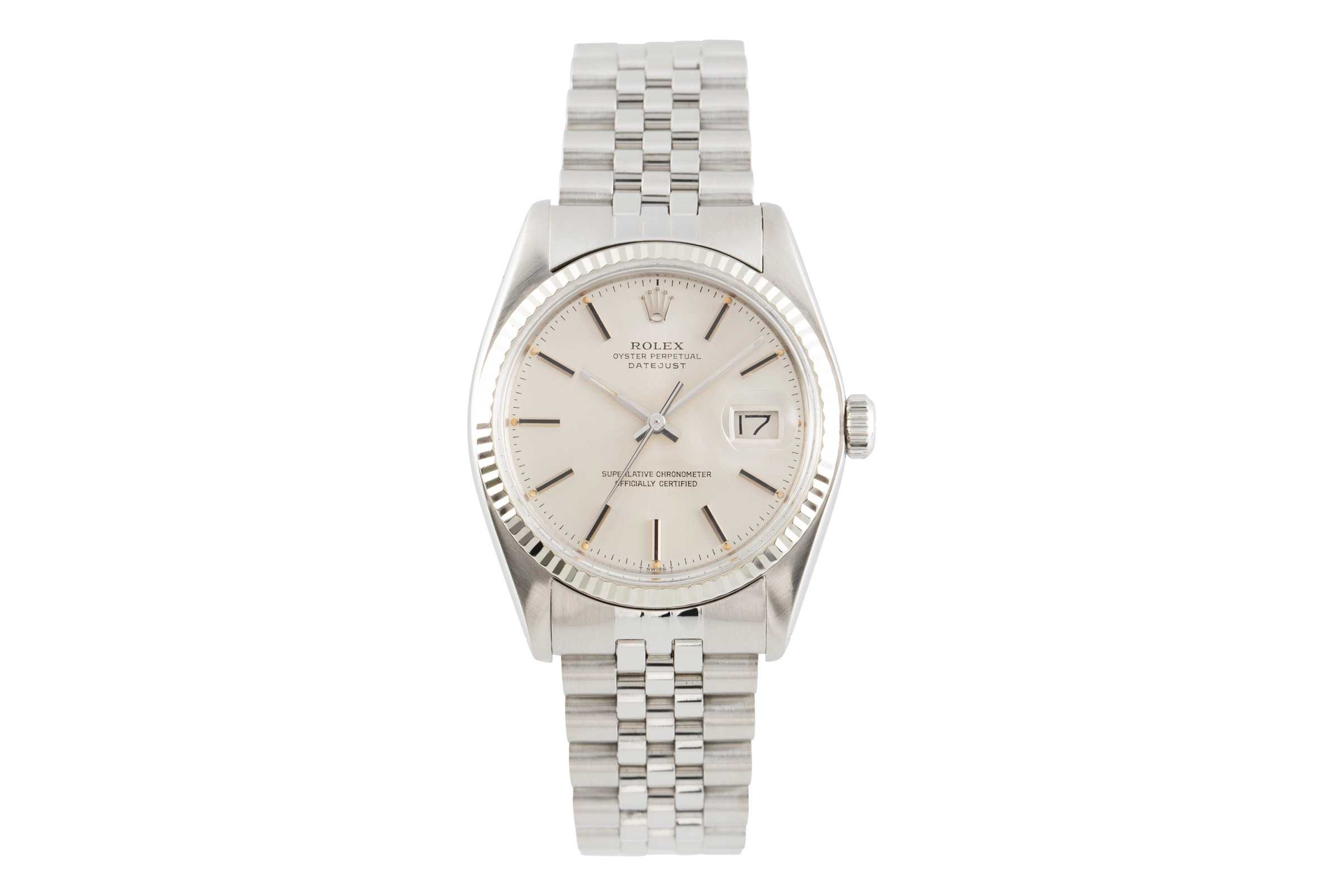 Rolex Datejust steel / white gold automatic Kal. 3035 Ref. 16014 VINTAGE