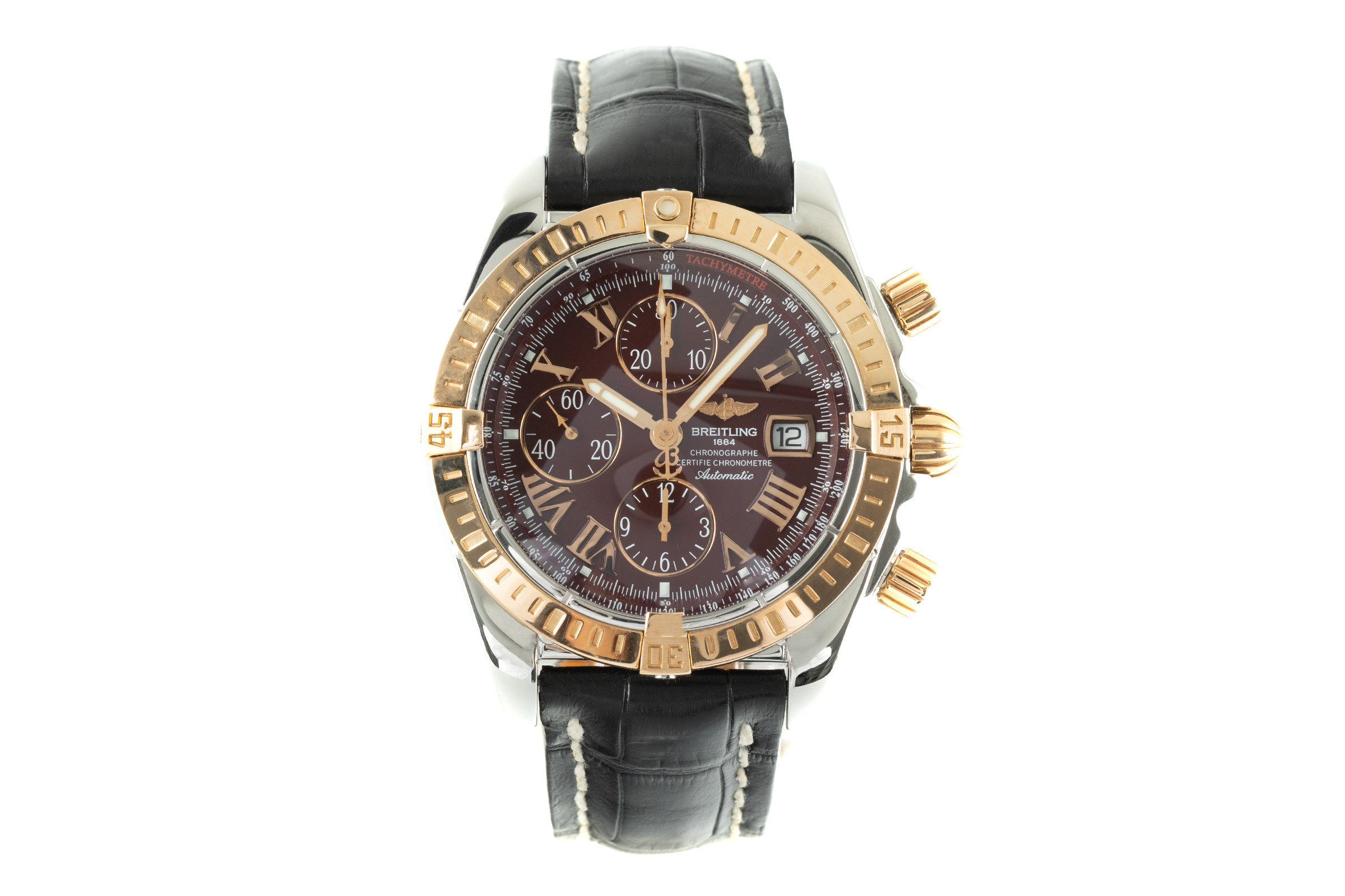 Breitling Chronomat chronograph steel / gold automatic Kal. B13 Ref. C13356