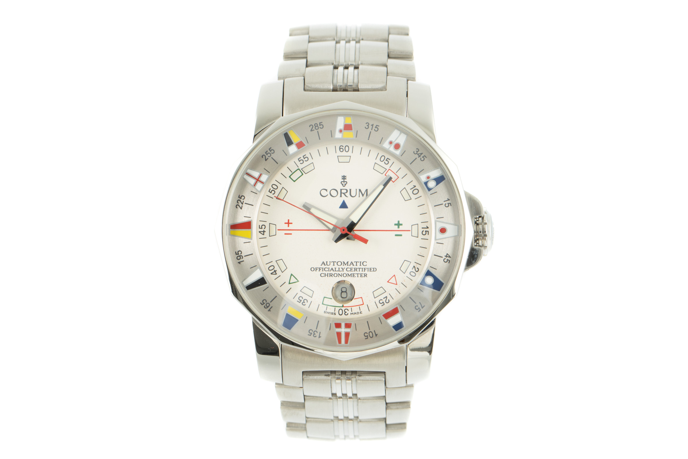 Corum Admirals Cup steel automatic Ref. 982.630.20
