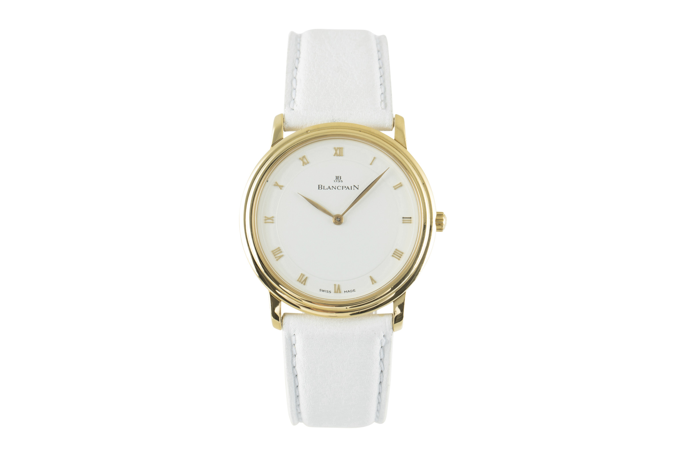 Blancpain Villeret 18 ct gold automatic Kal. 71 Piguet Ref. 0071-3342-55