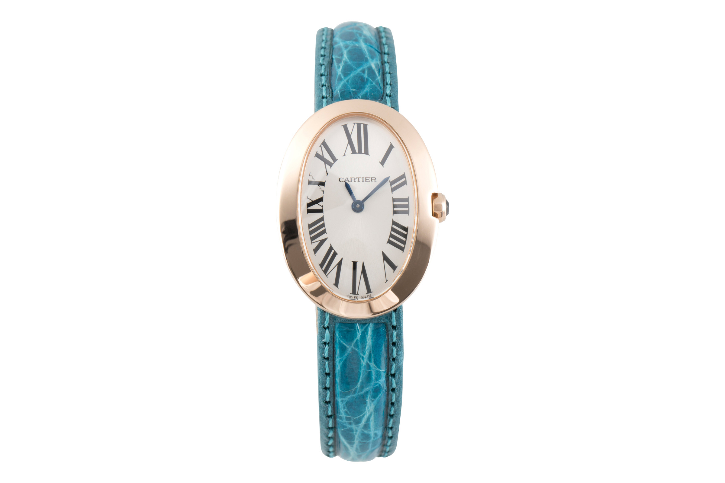Cartier Baignoire 18 ct red gold quartz Kal. 057 Ref. 3064