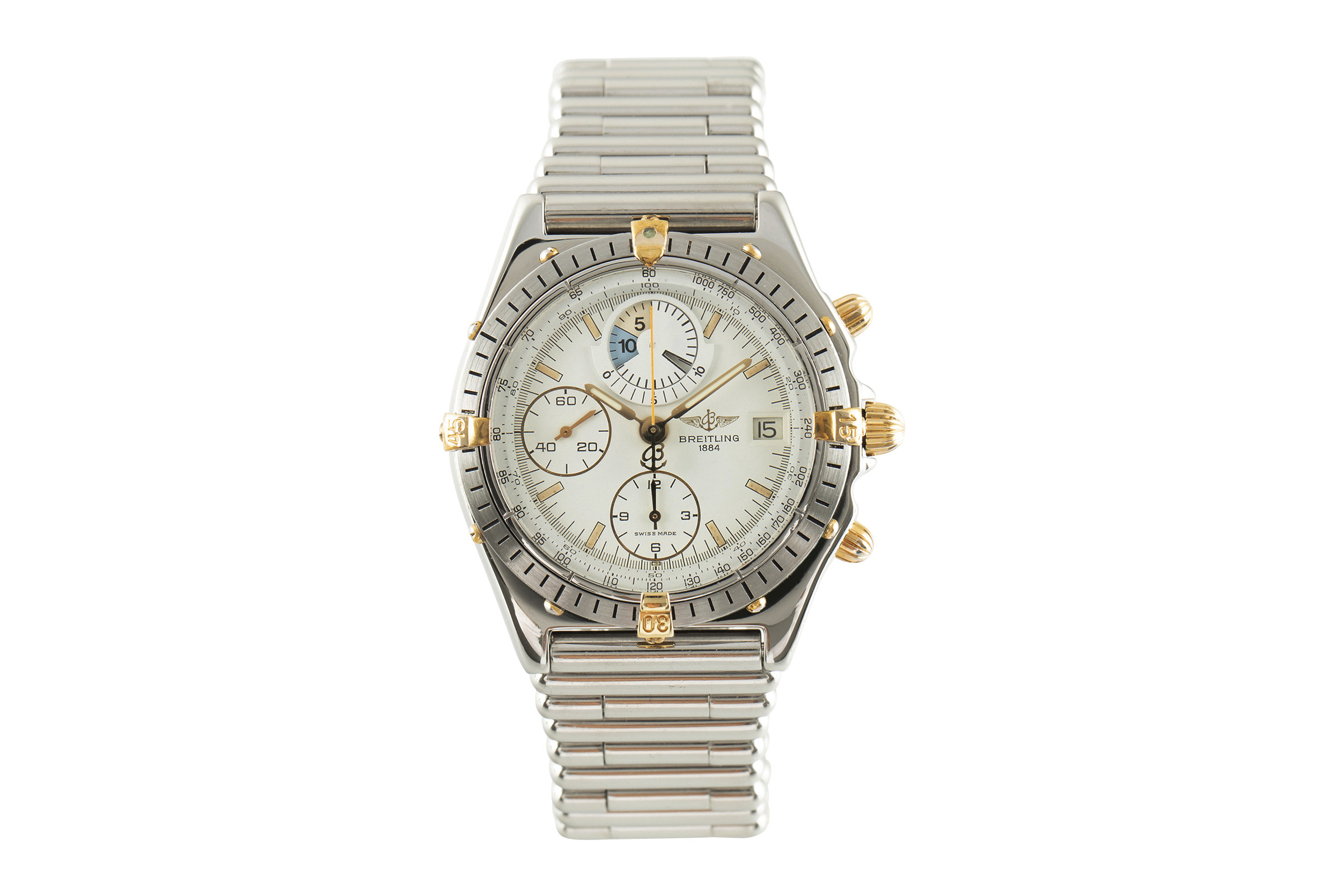 Breitling Chronomat chronograph steel / gold automatic Kal. B13 Ref. B13047, 81.950