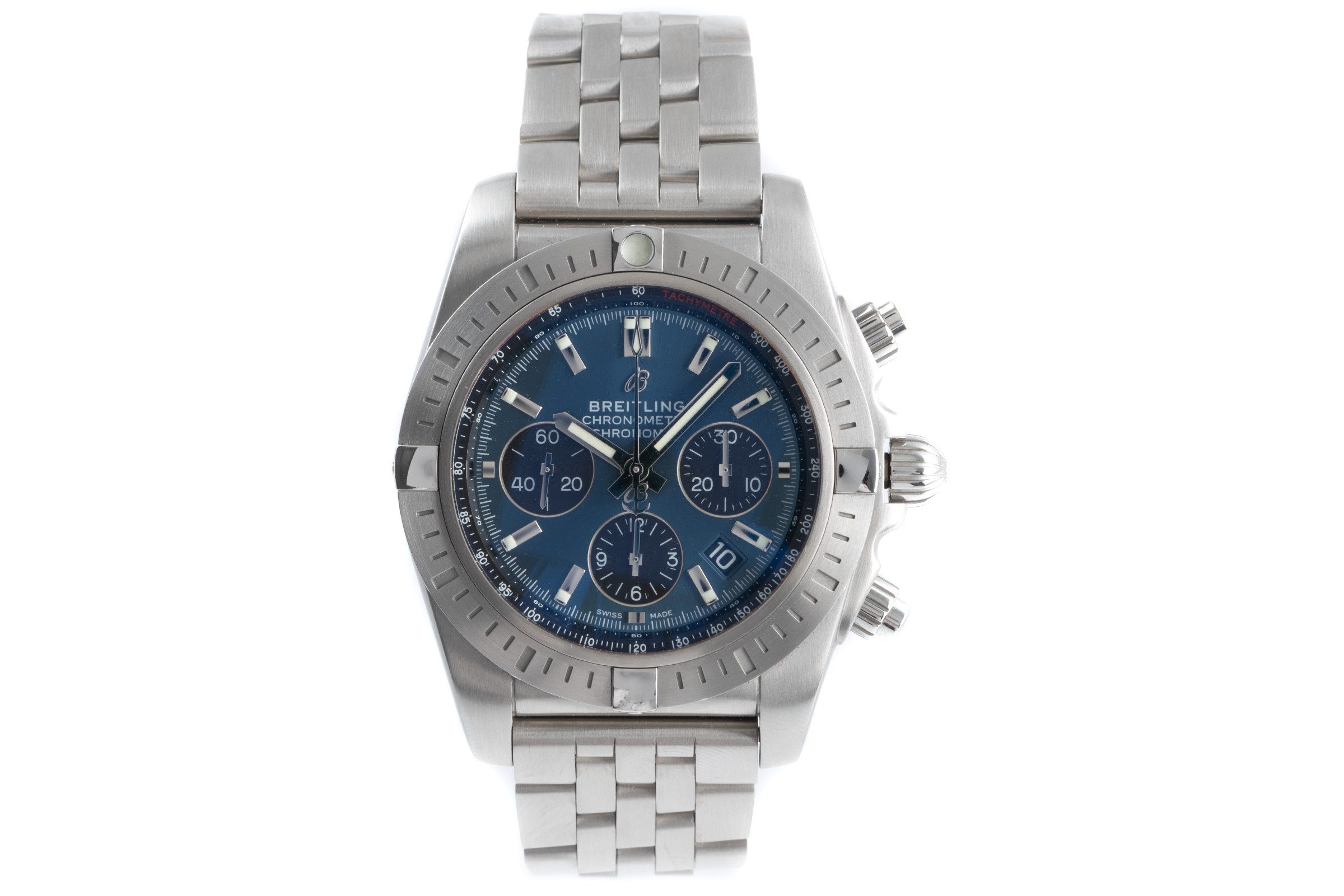 Breitling Chronomat 44 chronograph steel automatic Kal. B01 Ref. AB0115