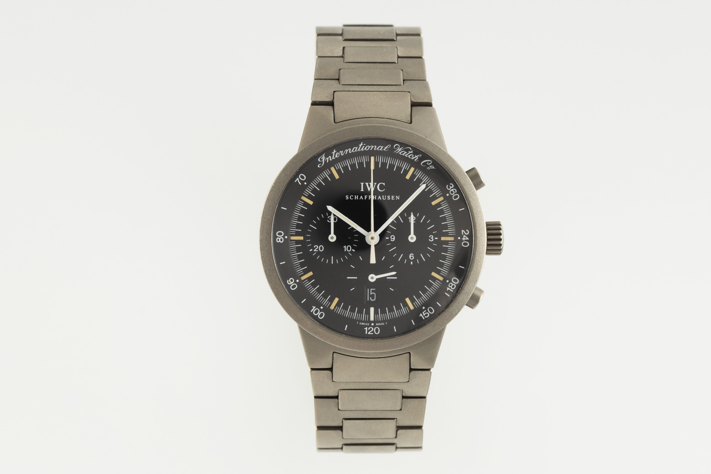 IWC GST chronograph titanium quartz Kal. 630/1 Ref. 3727