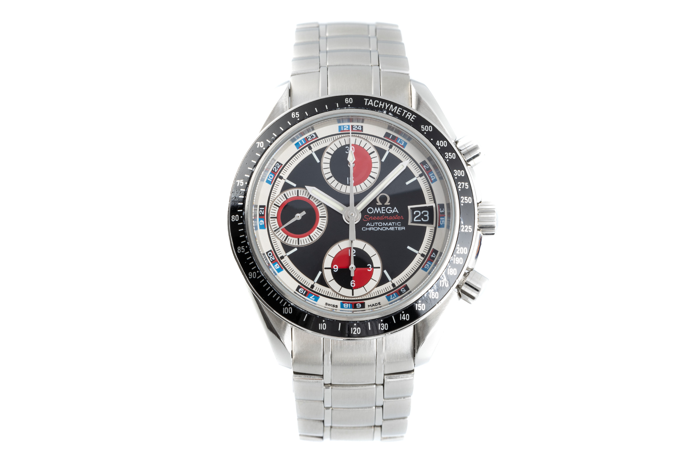 Omega Speedmaster chronograph steel automatic Kal. 1164 Ref. 3210.52.00, 178.0055