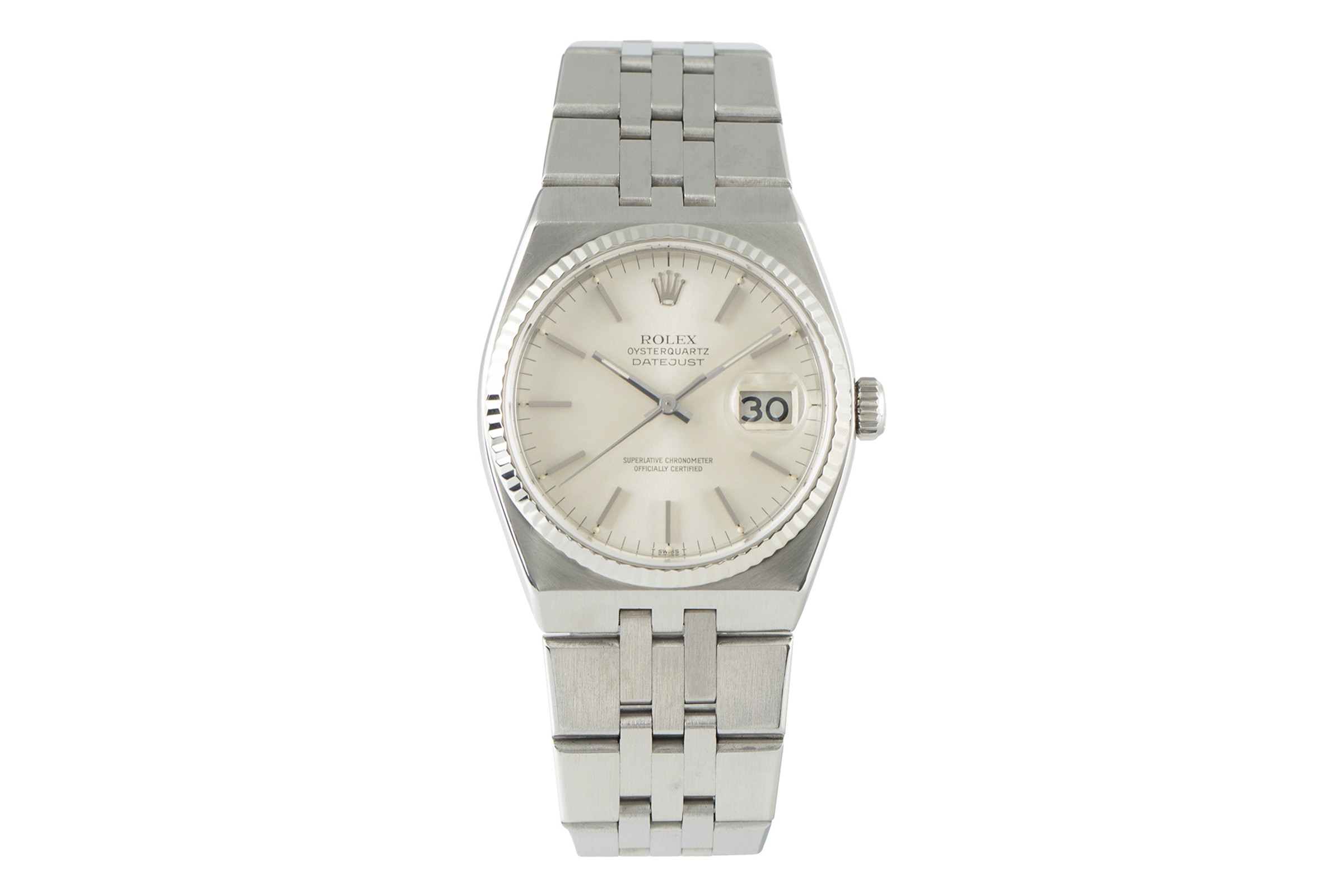 Rolex Datejust steel / white gold quartz Kal. 5035 Ref. 17014