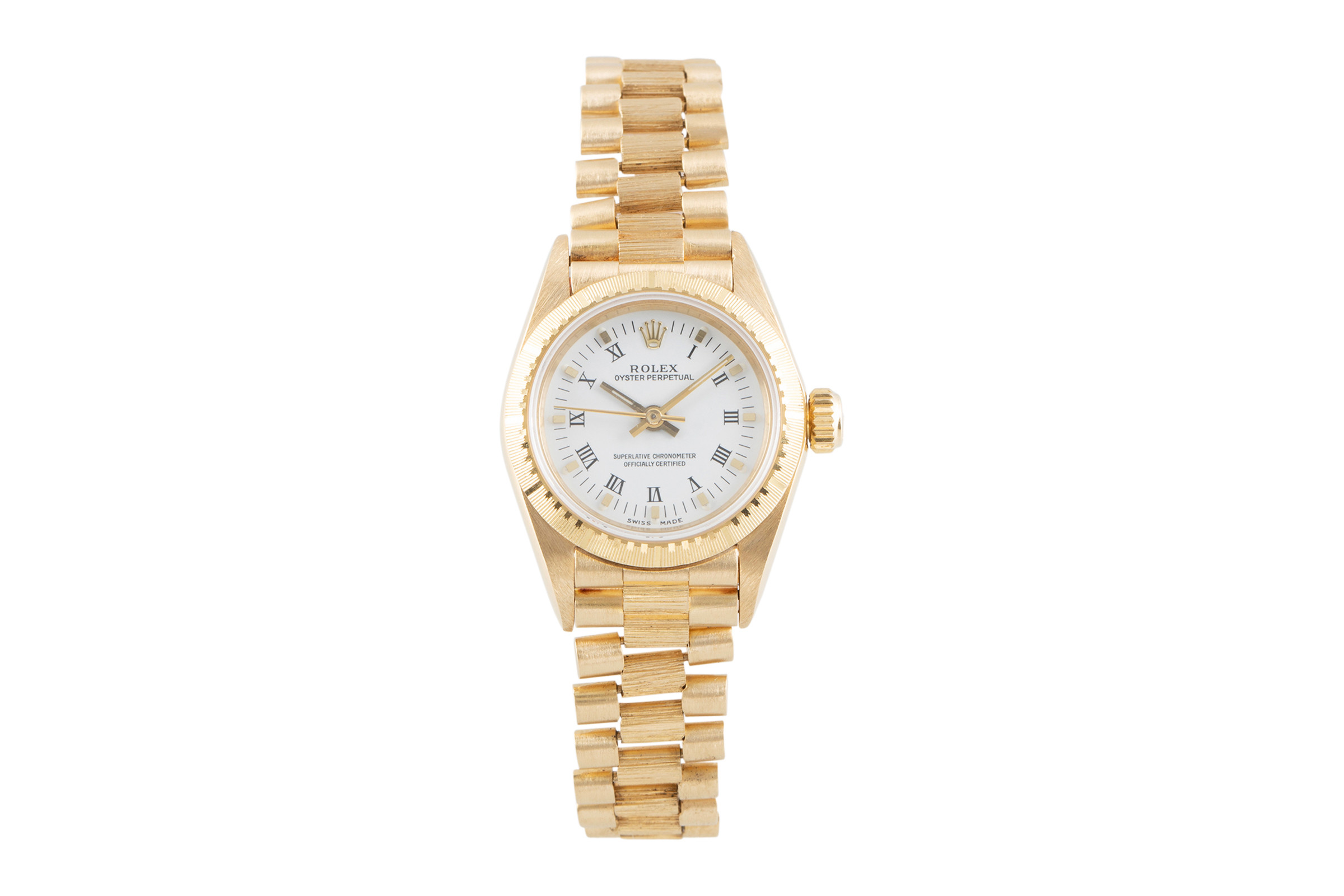 Rolex Oyster Perpetual 18 ct gold automatic Kal. 2130 Ref. 67198