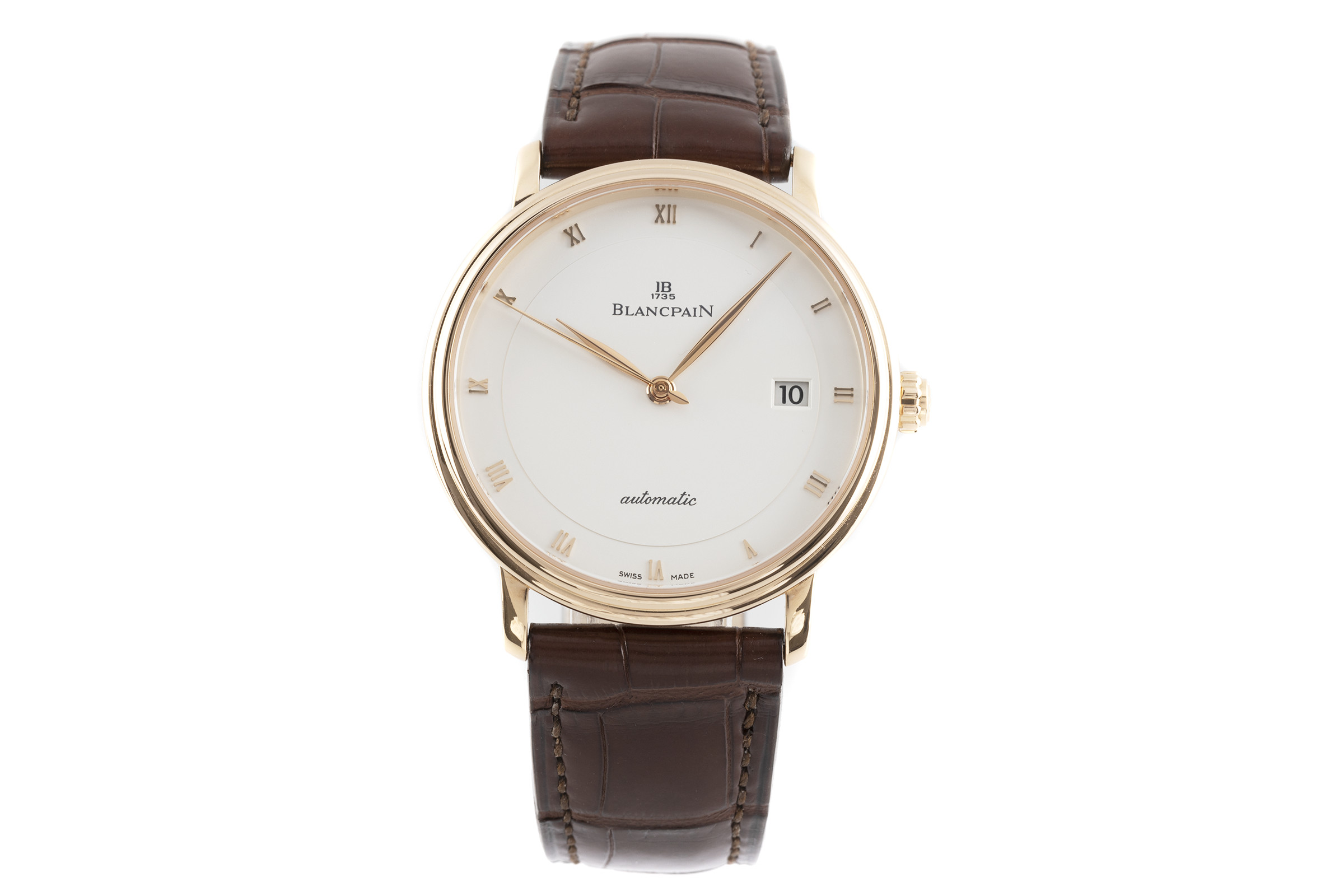 Blancpain Villeret 18 ct red gold automatic Kal. 1150 Ref. 6223-3642-55A