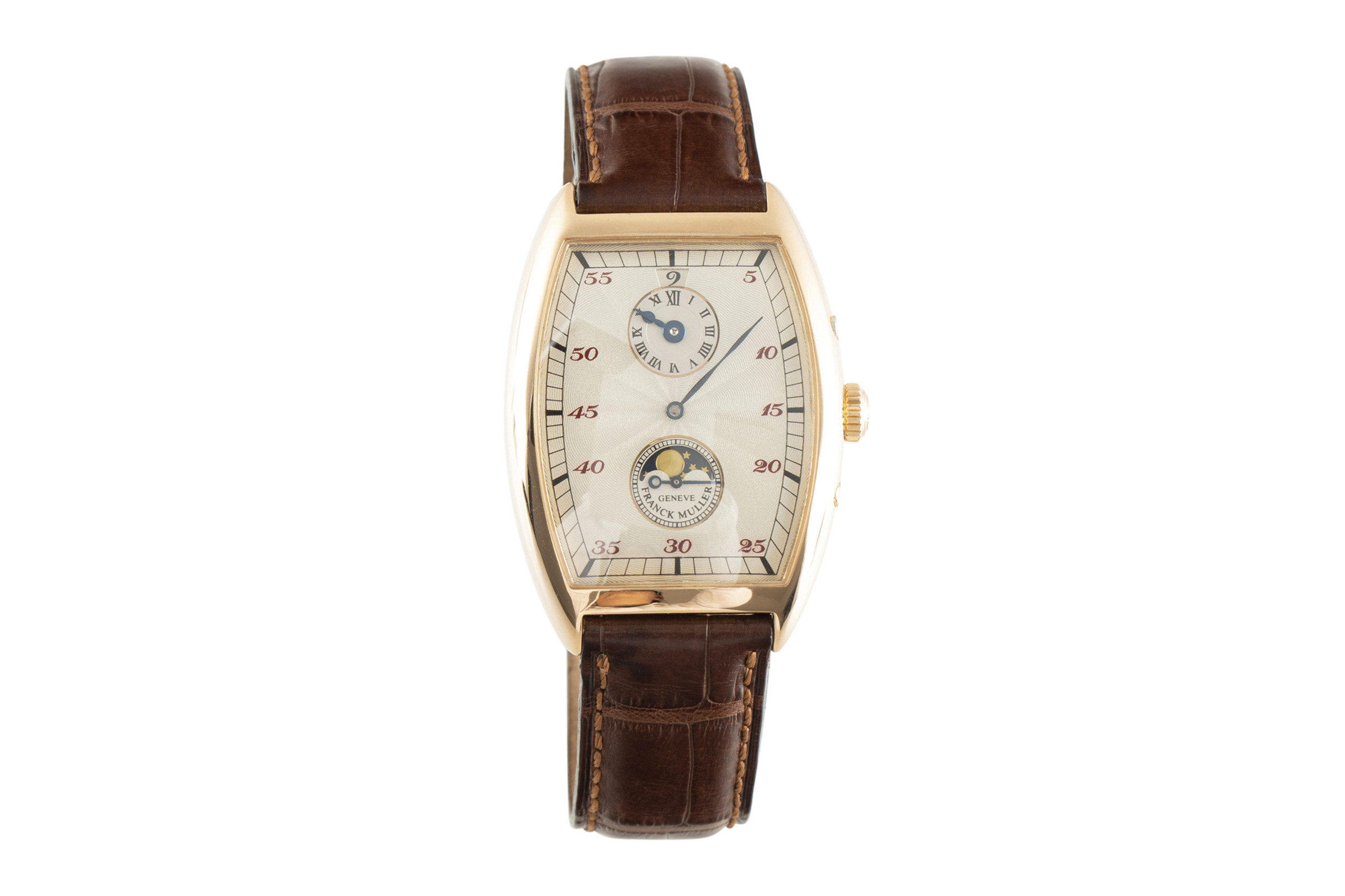 Franck Muller Curvex 18 ct red gold manual winding Kal. 7500 Ref. 2852 D HS