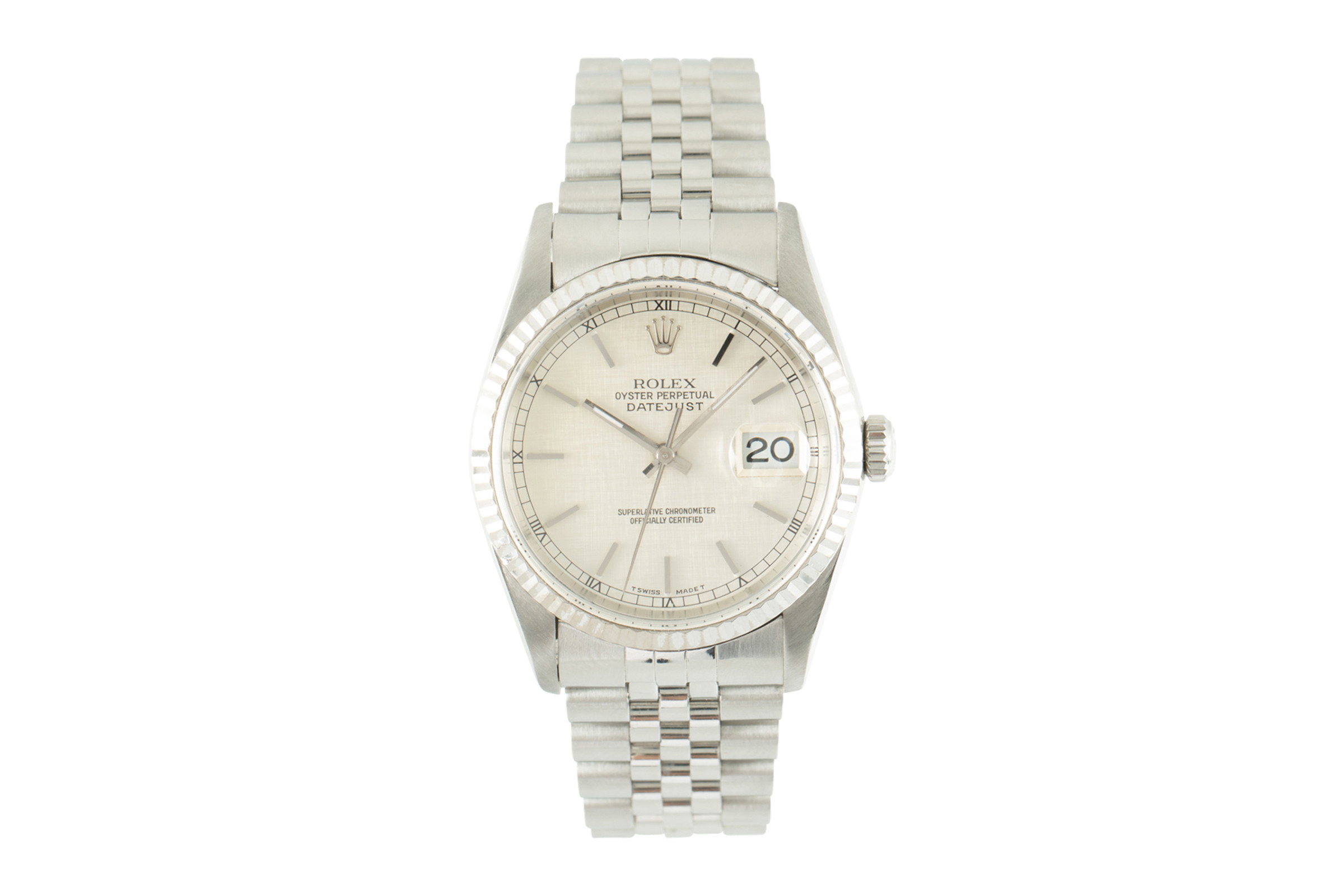 Rolex Datejust steel / white gold automatic Kal. 3135 Ref. 16234