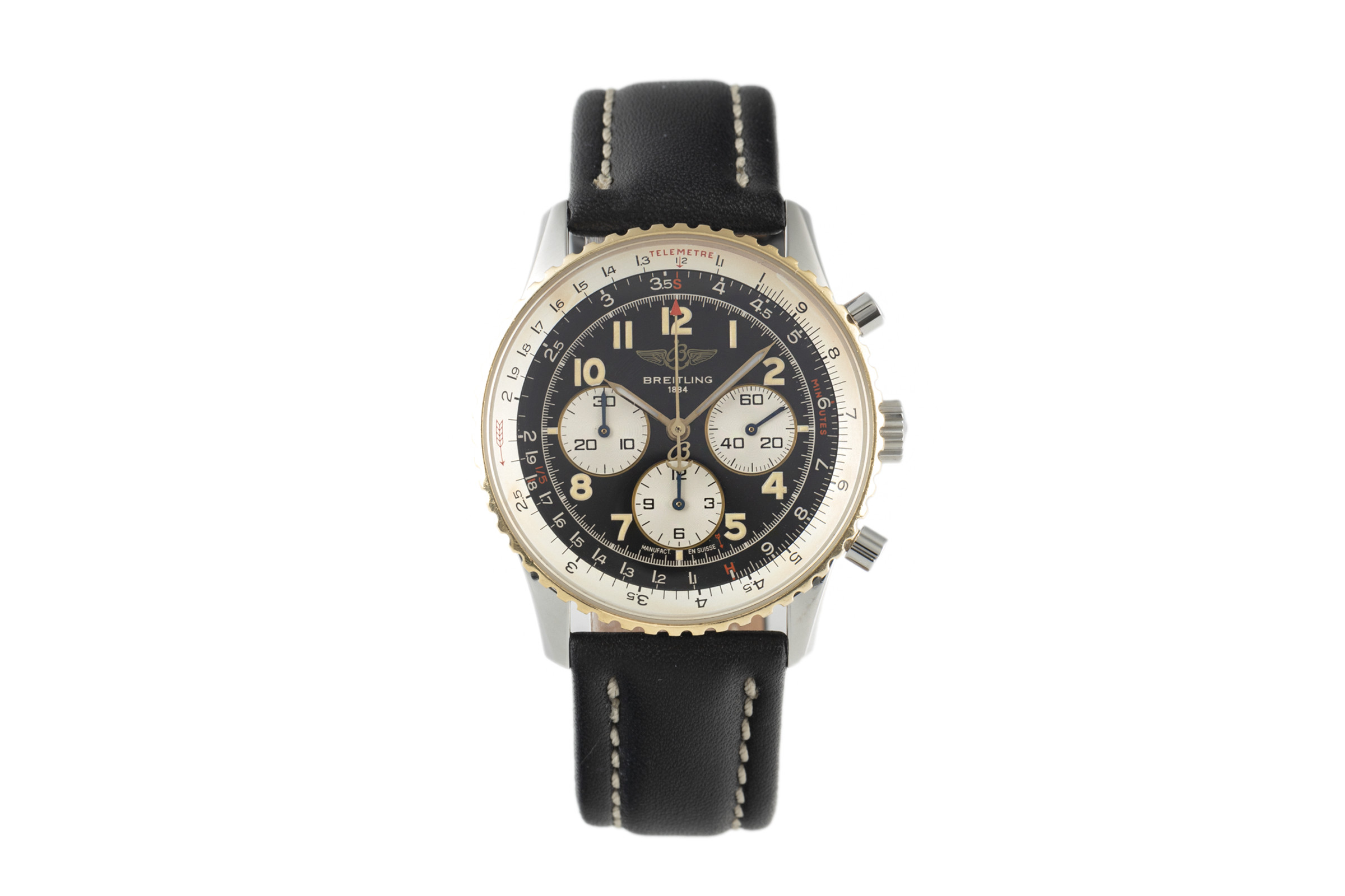 Breitling Navitimer chronograph steel / gold automatic Kal. B30 Ref. D30022