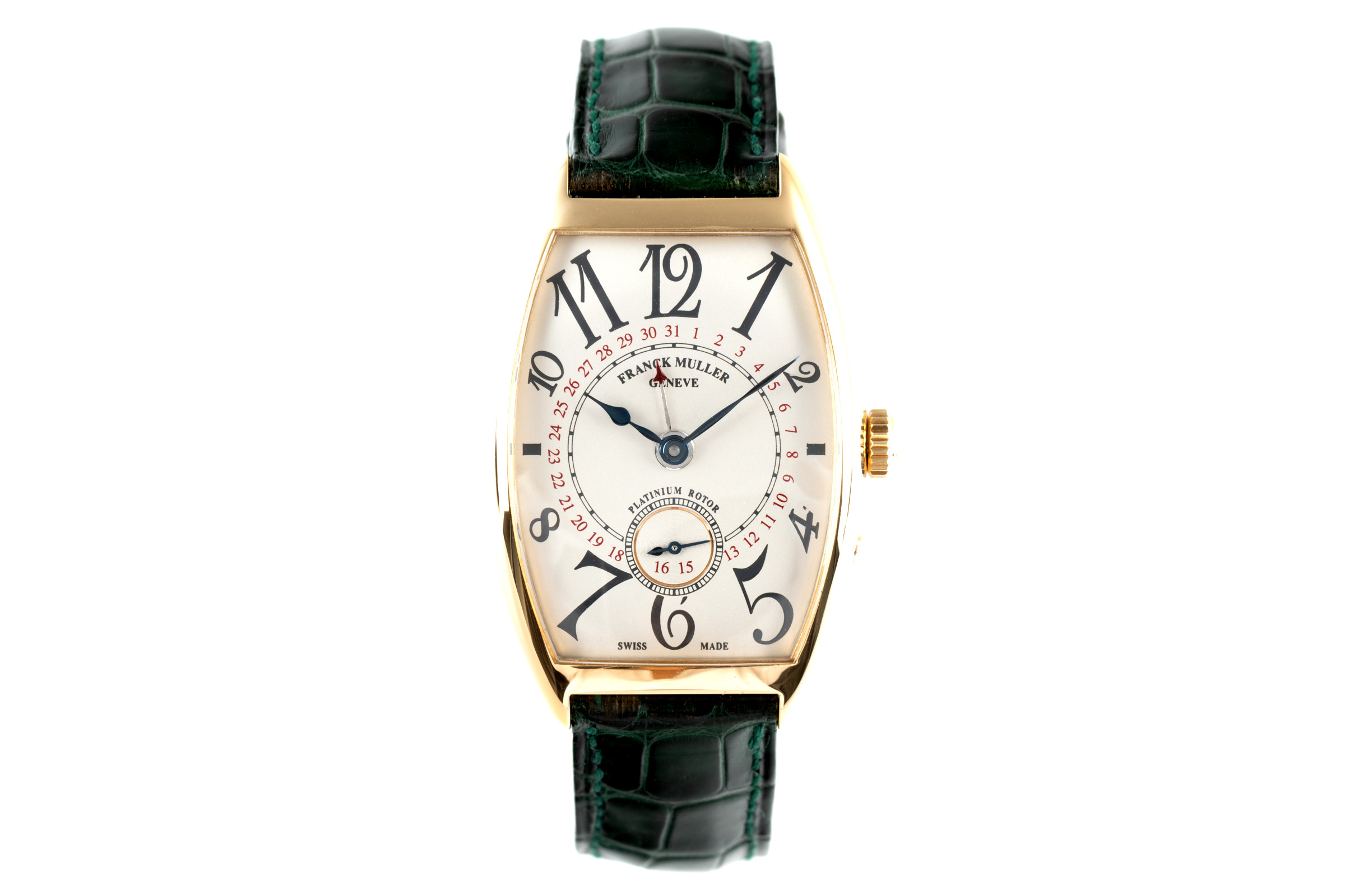 Franck Muller Curvex 18 ct gold automatic Ref. 2851Q