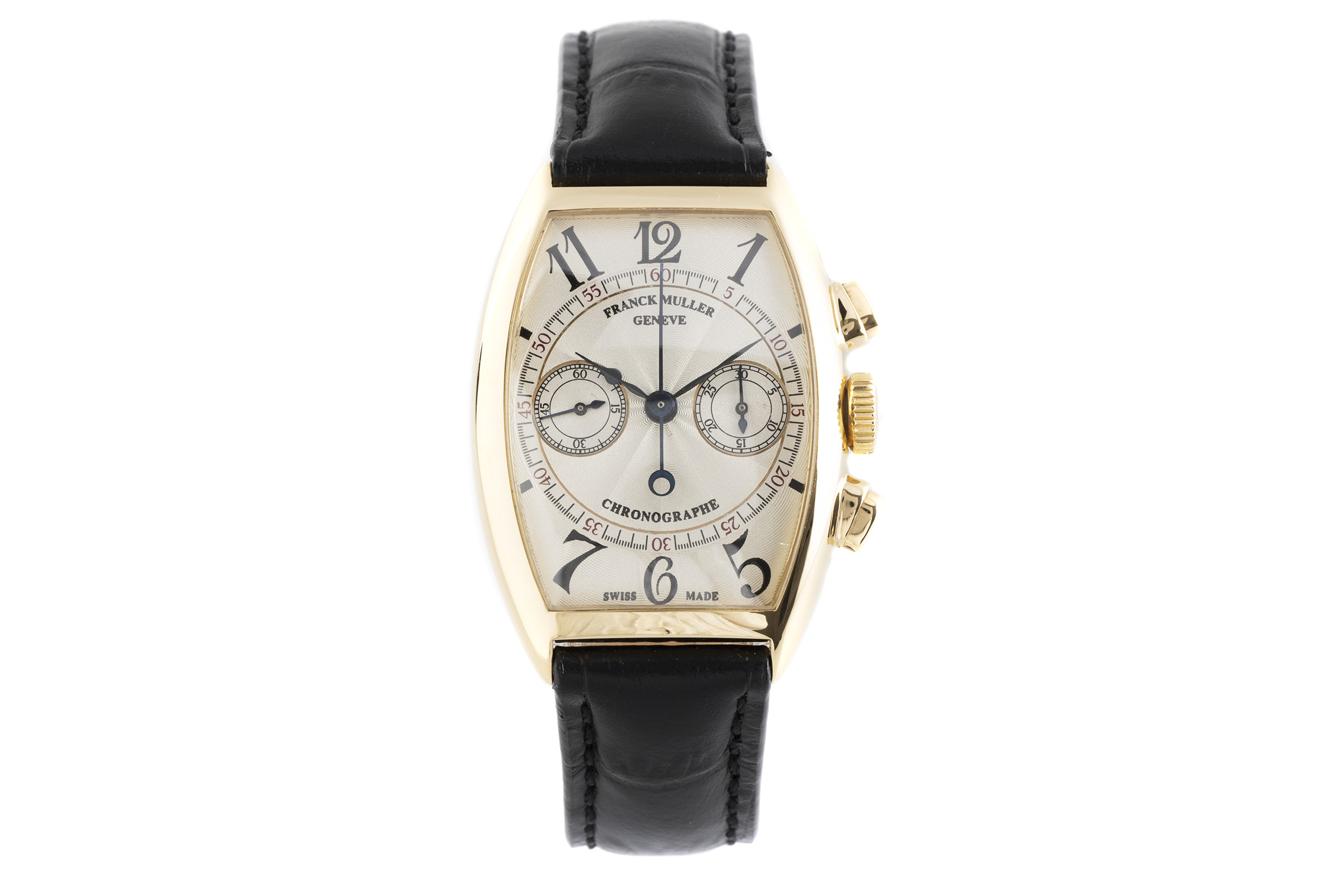 Franck Muller Casablanca chronograph 18 ct gold manual winding Kal. LWO 1870 Ref. 5850CC