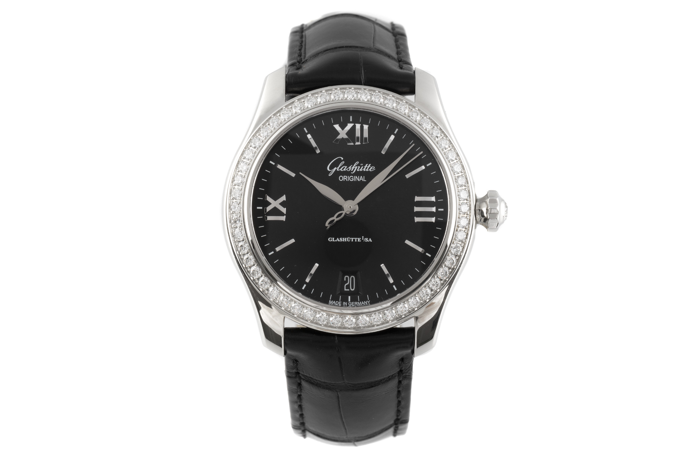 Glashutte Original Serenade steel automatic Kal. GO 39 Ref. 1-39-22-20-22-44