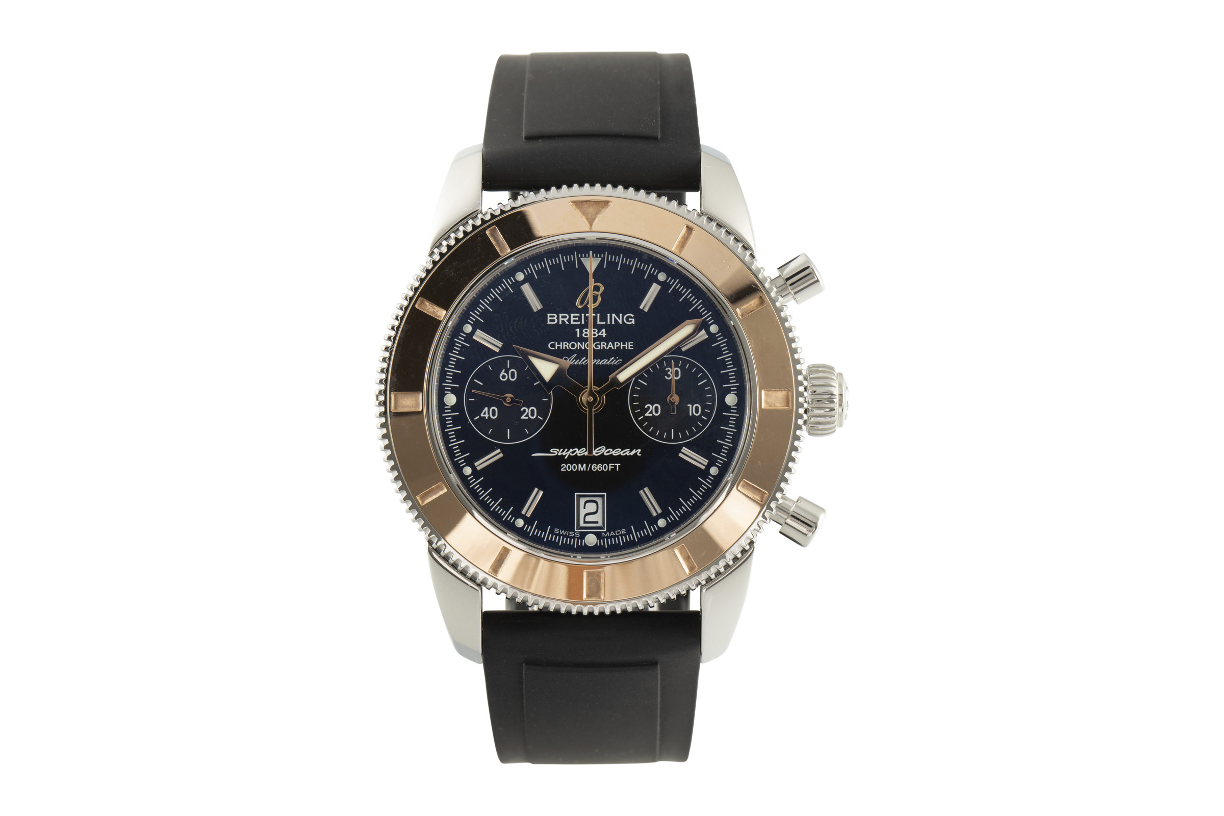 Breitling Superocean chronograph steel / gold automatic Kal. B23 Ref. U23370