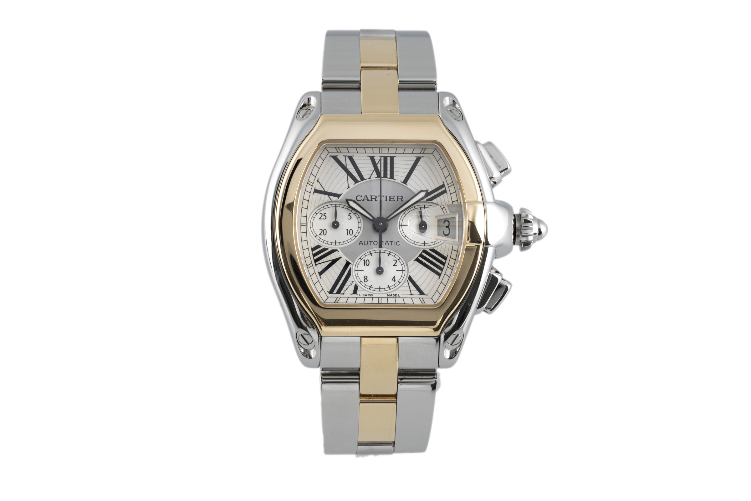 Cartier Roadster steel / gold automatic Ref. 2618
