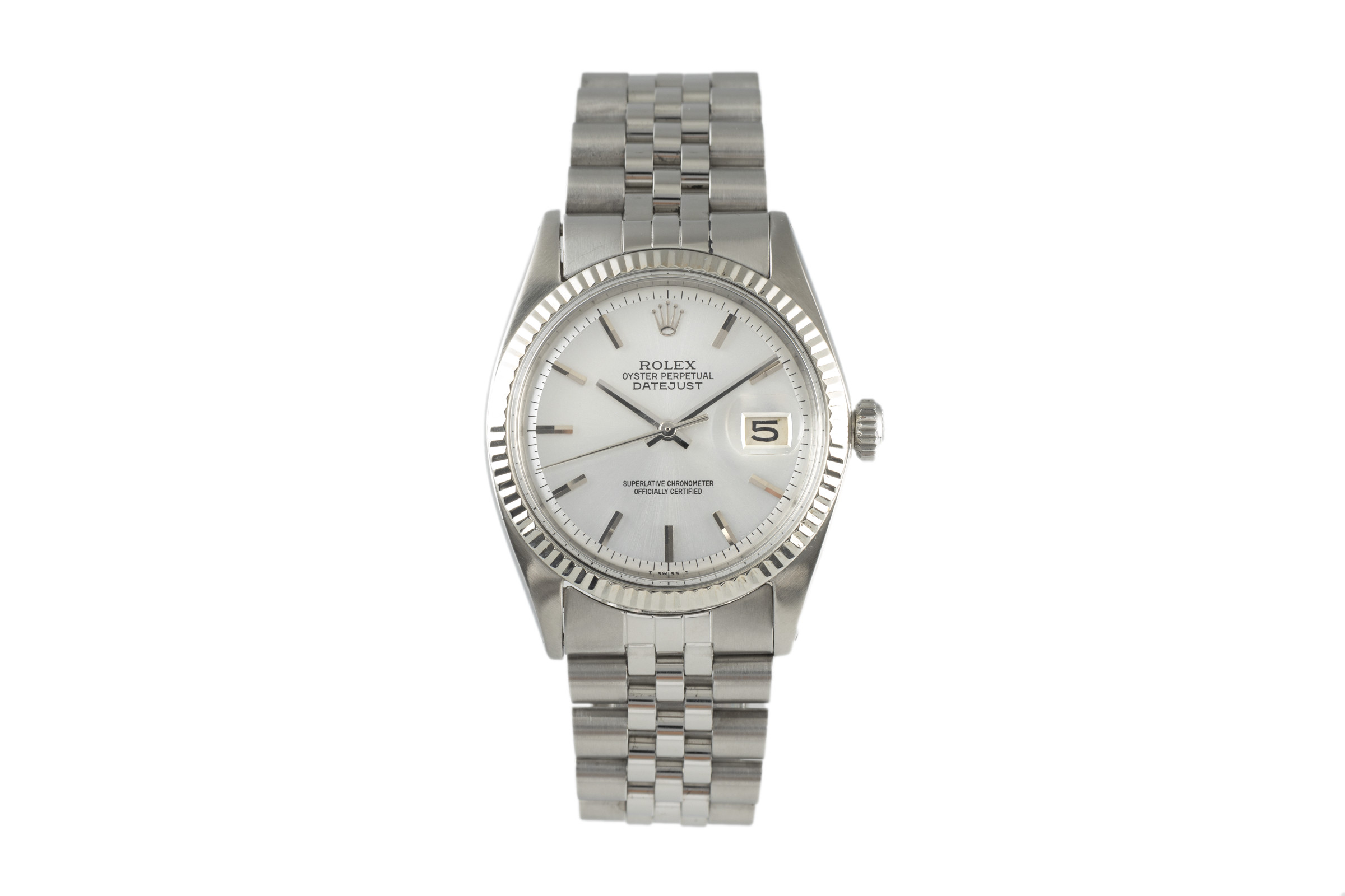 Rolex Datejust steel / white gold automatic Kal. 1570 Ref. 1601 VINTAGE