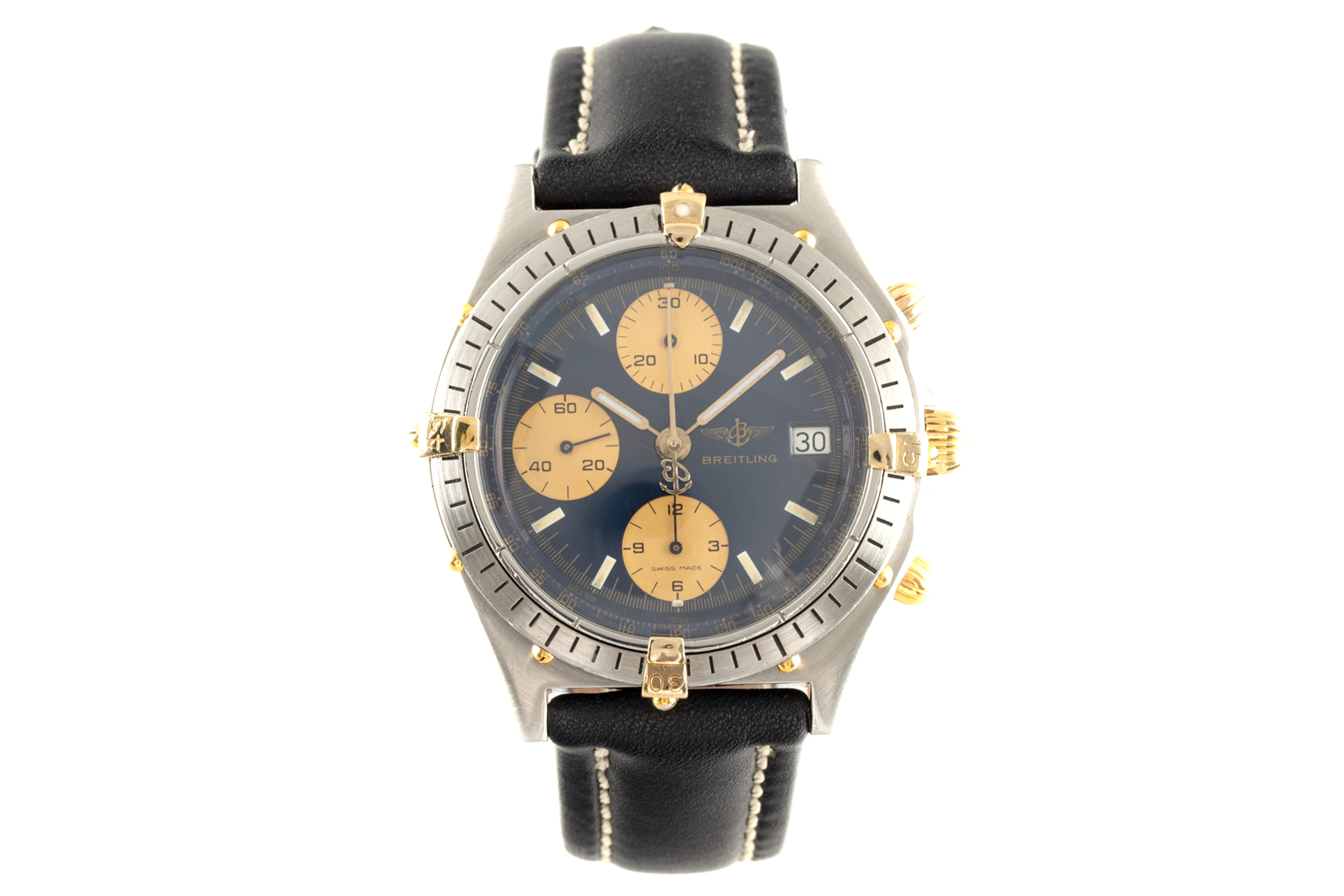 Breitling Chronomat chronograph steel / gold automatic Ref. 81950/B13047