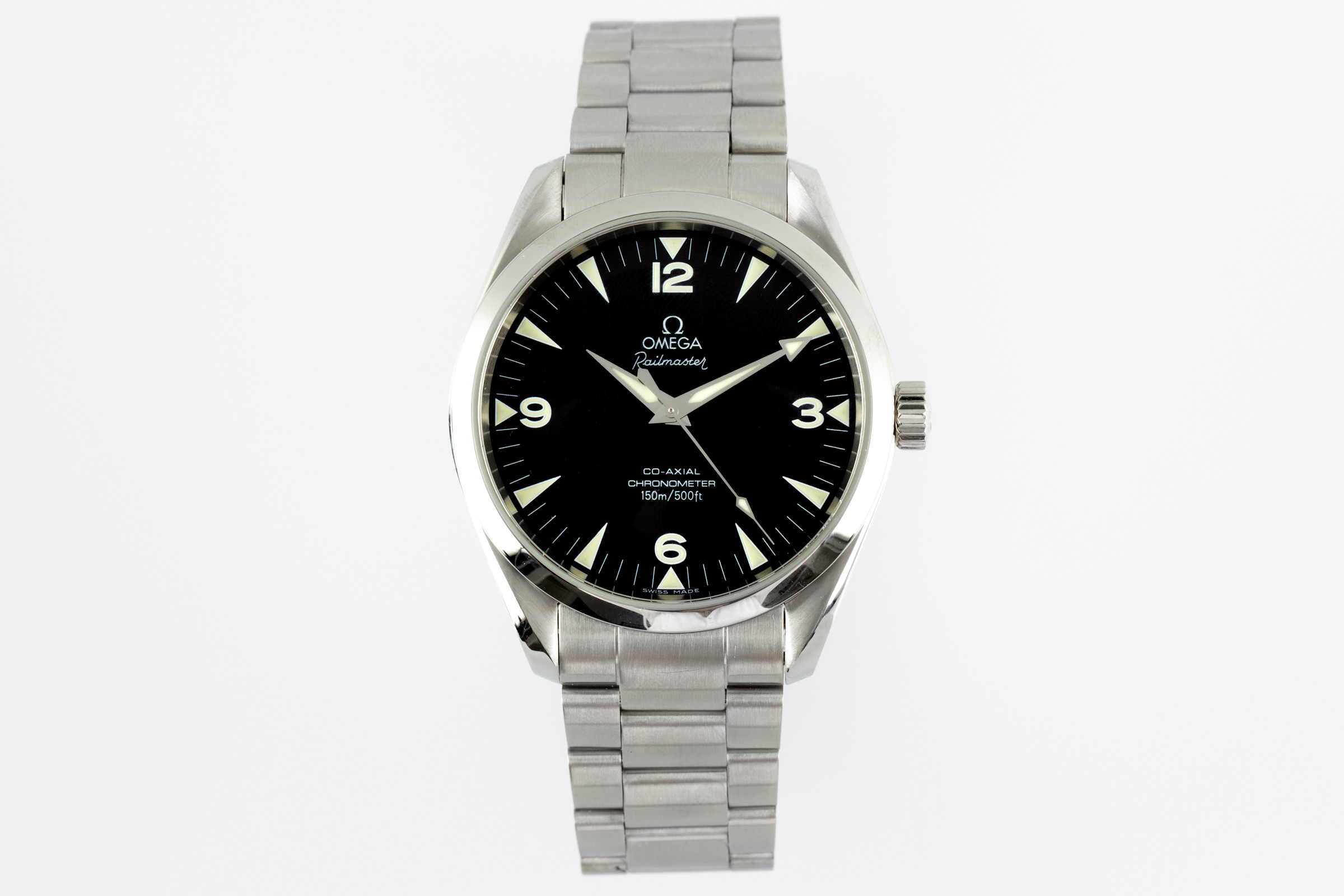 Omega Railmaster steel automatic Kal. 2403 Ref. 2802.52.31