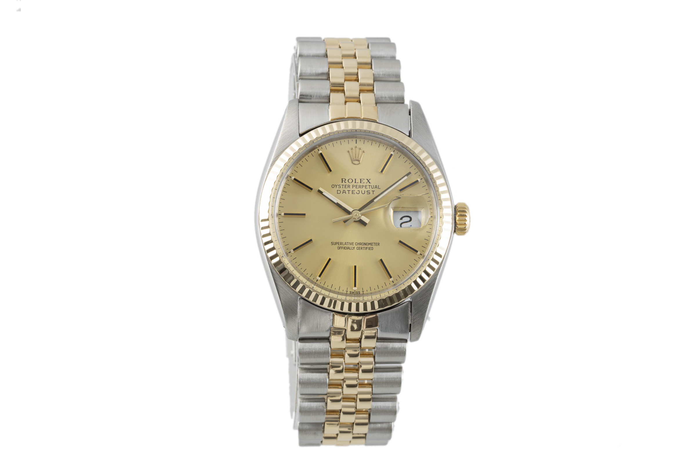 Rolex Datejust steel / gold automatic Kal. 3035 Ref. 16013
