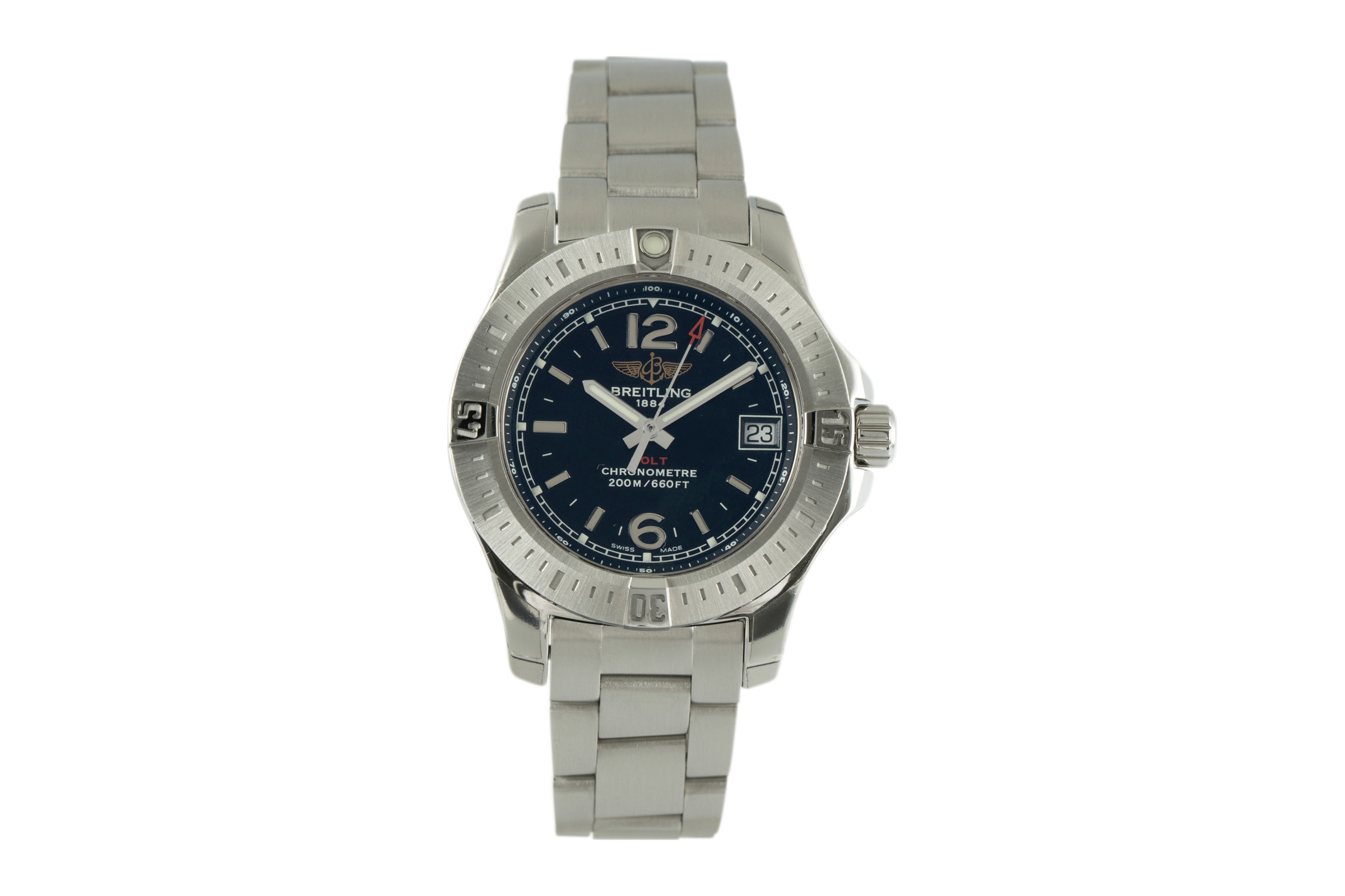 Breitling Colt steel quartz Kal. B77 Ref. A77388