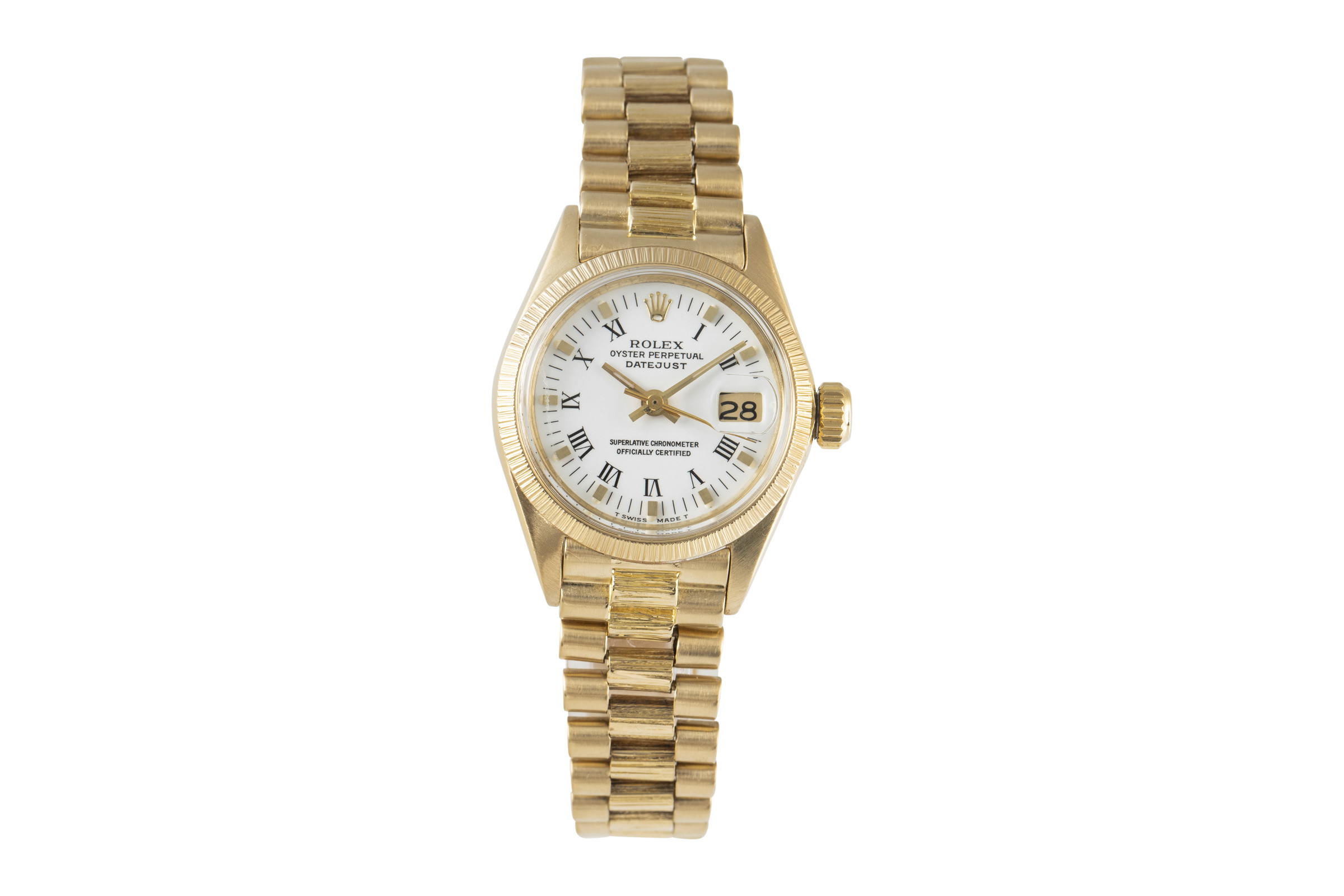 Rolex Lady Datejust 18 ct gold automatic Kal. 2030 Ref. 6927 VINTAGE
