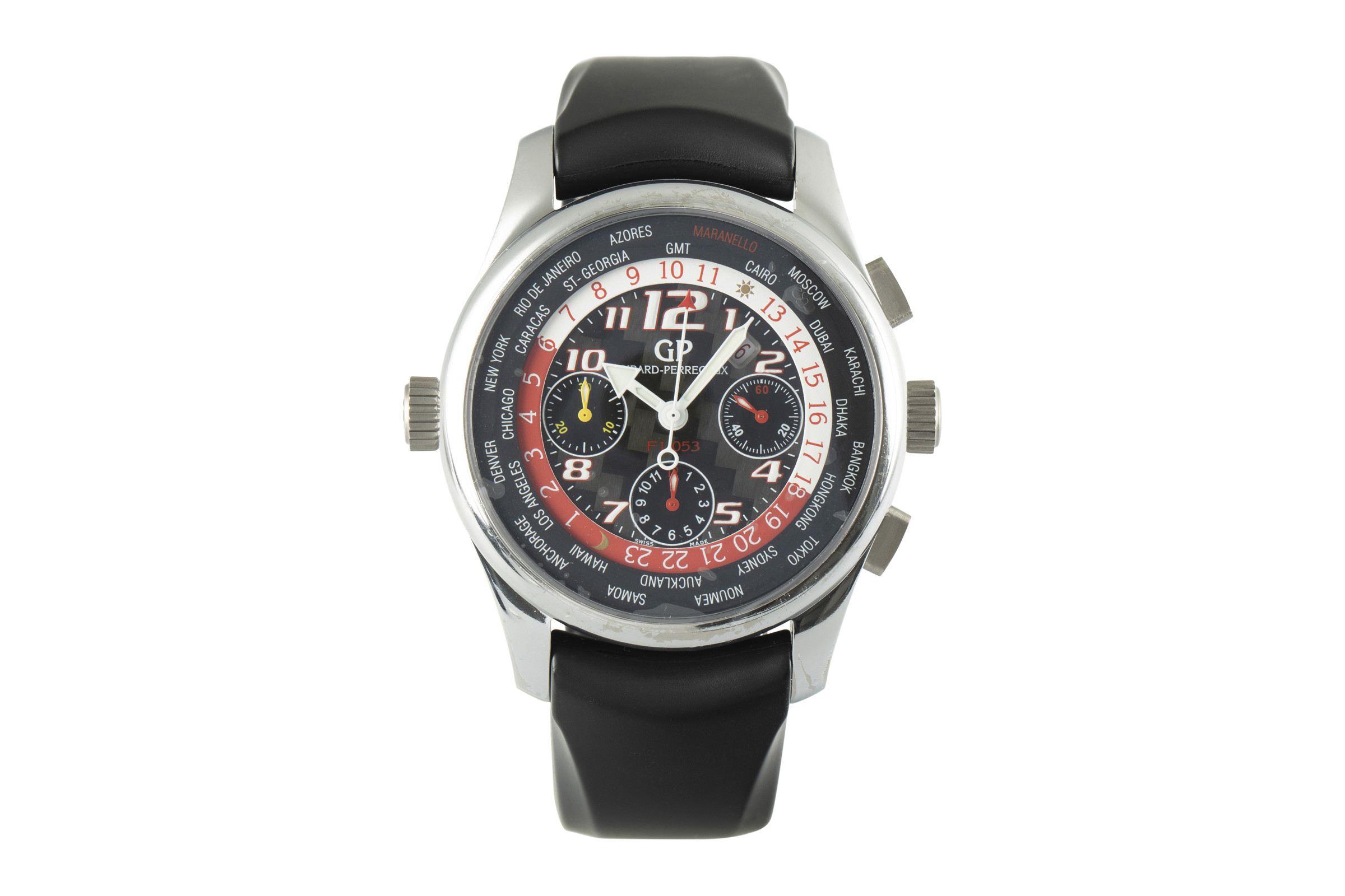 Girard Perregaux Ferrari chronograph titanium automatic Kal. 3387 Ref. 49800