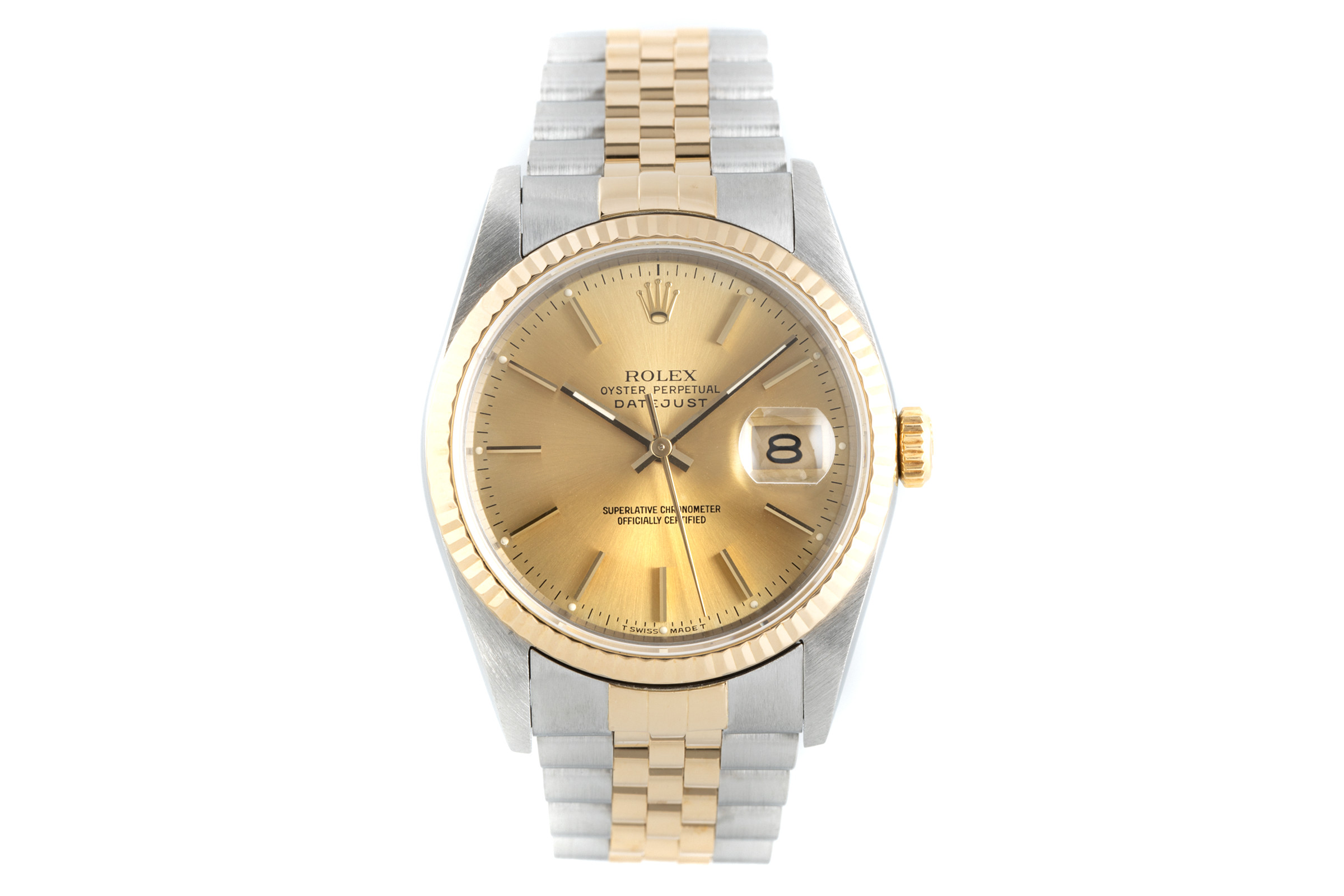 Rolex Datejust steel / gold automatic Kal. 3135 Ref. 16233