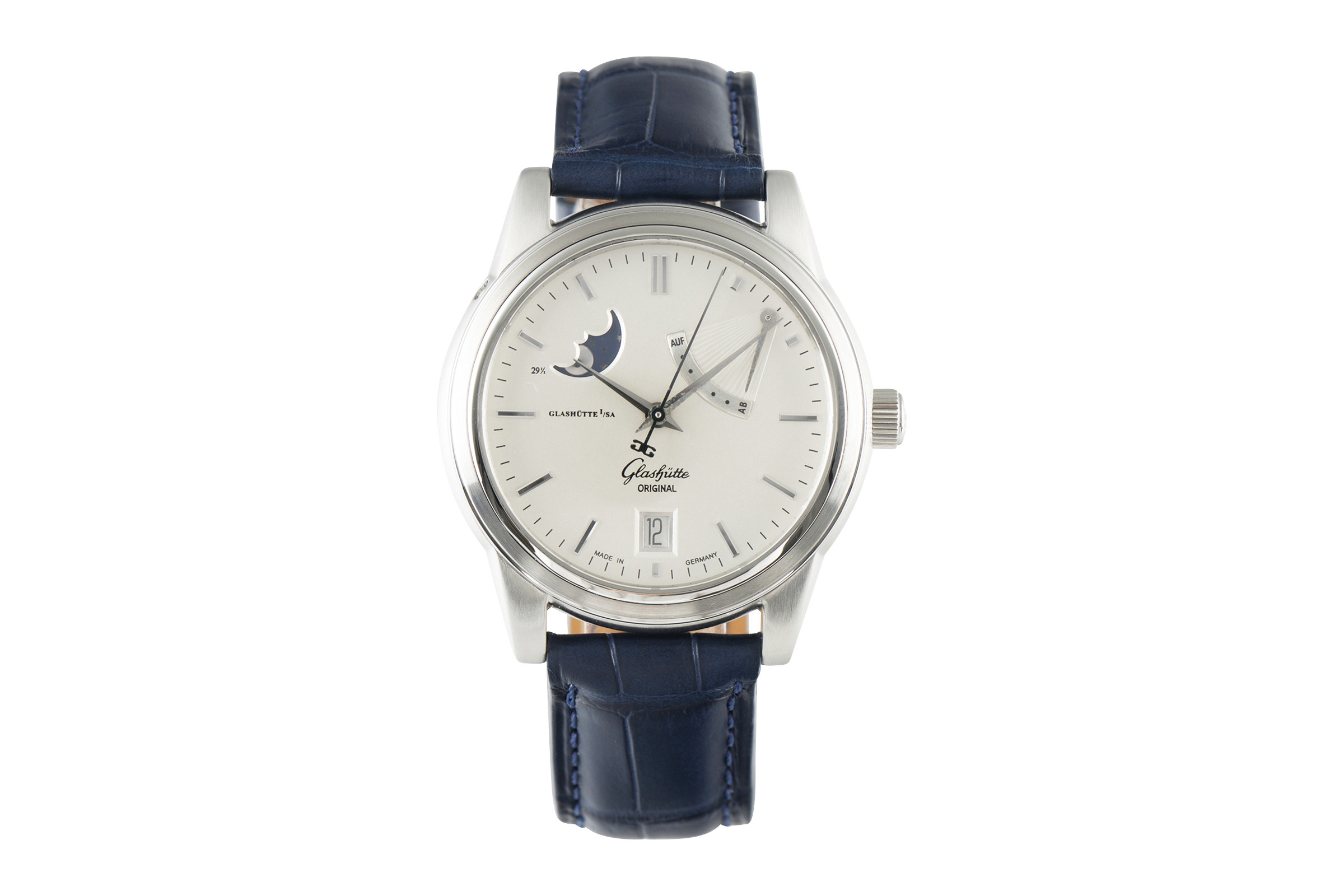Glashutte Original Senator steel automatic Kal. GUB 39 Ref. 39-44-04-12-04
