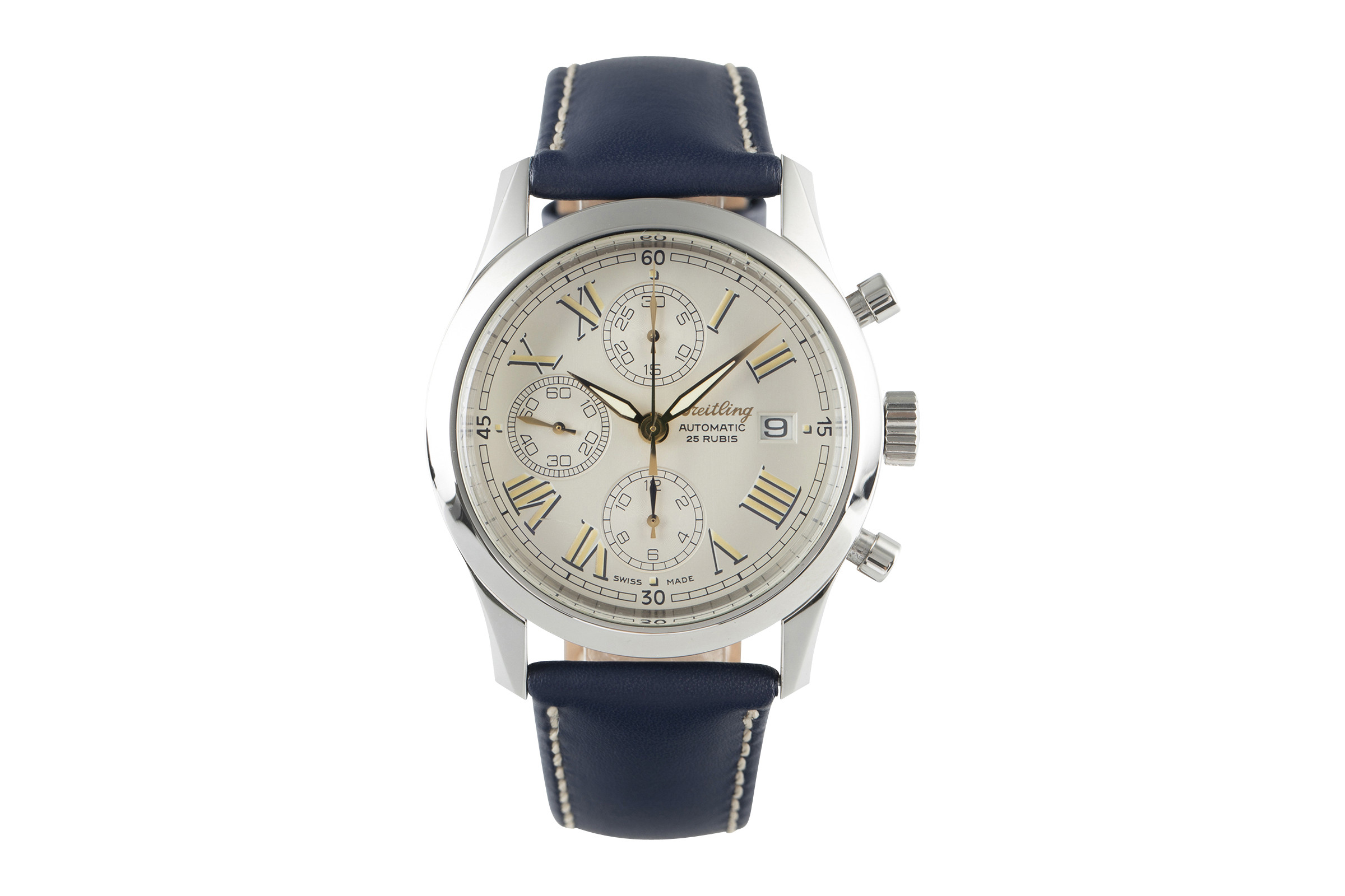 Breitling Premier chronograph steel automatic Kal. B13 Ref. A13024.1