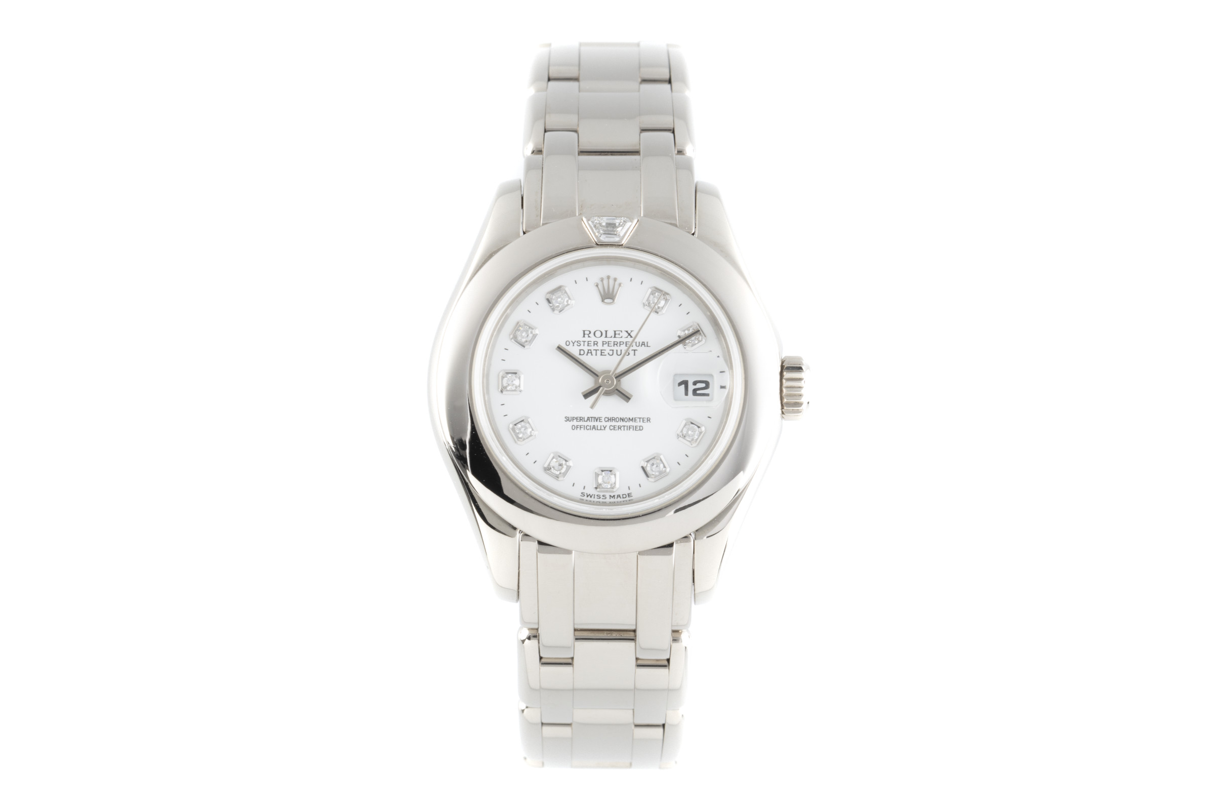 Rolex Datejust 18 ct white gold automatic Kal. 2235 Ref. 80329