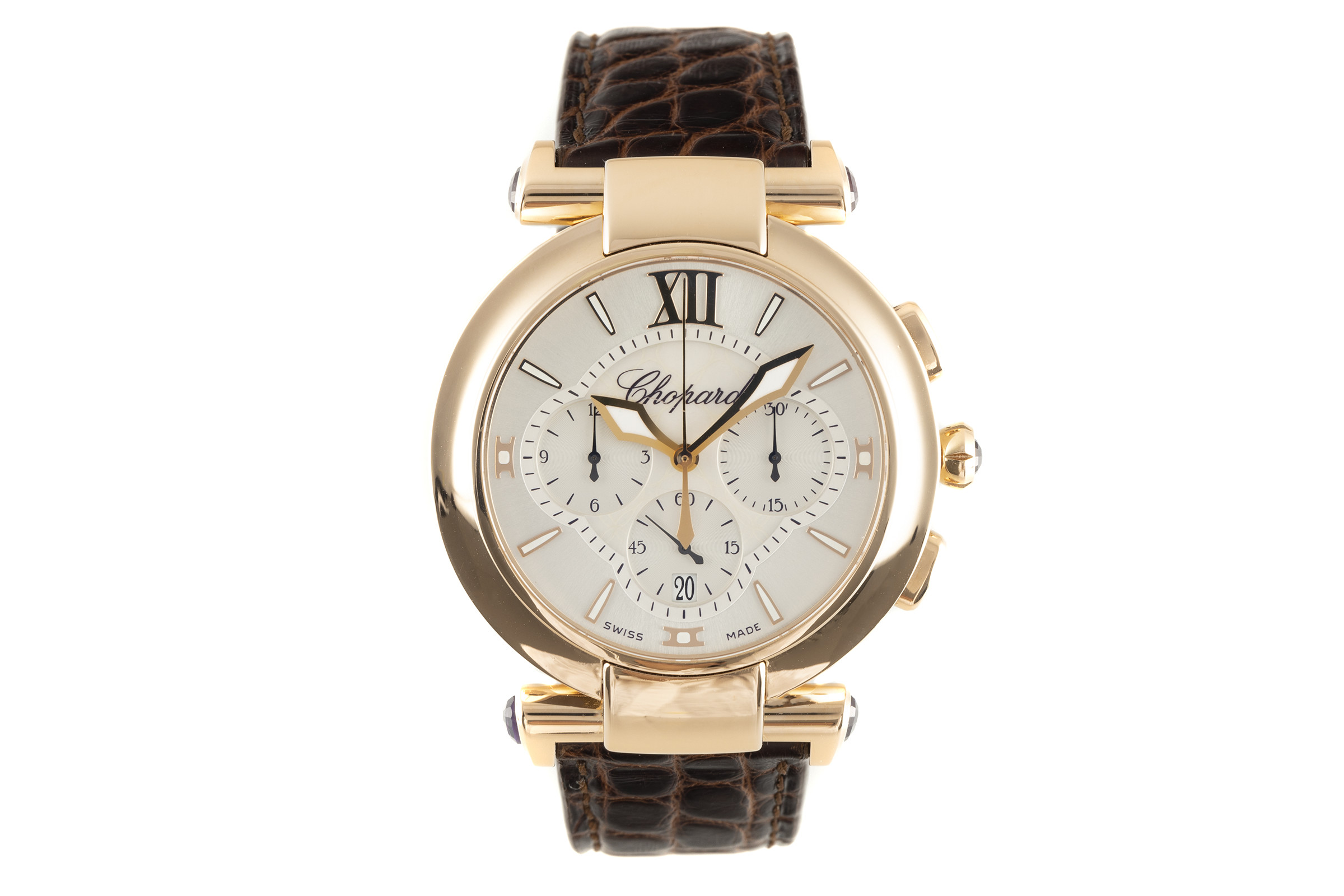 Chopard Imperiale chronograph 18 ct red gold automatic Kal. 1185 Ref. 384211-5001