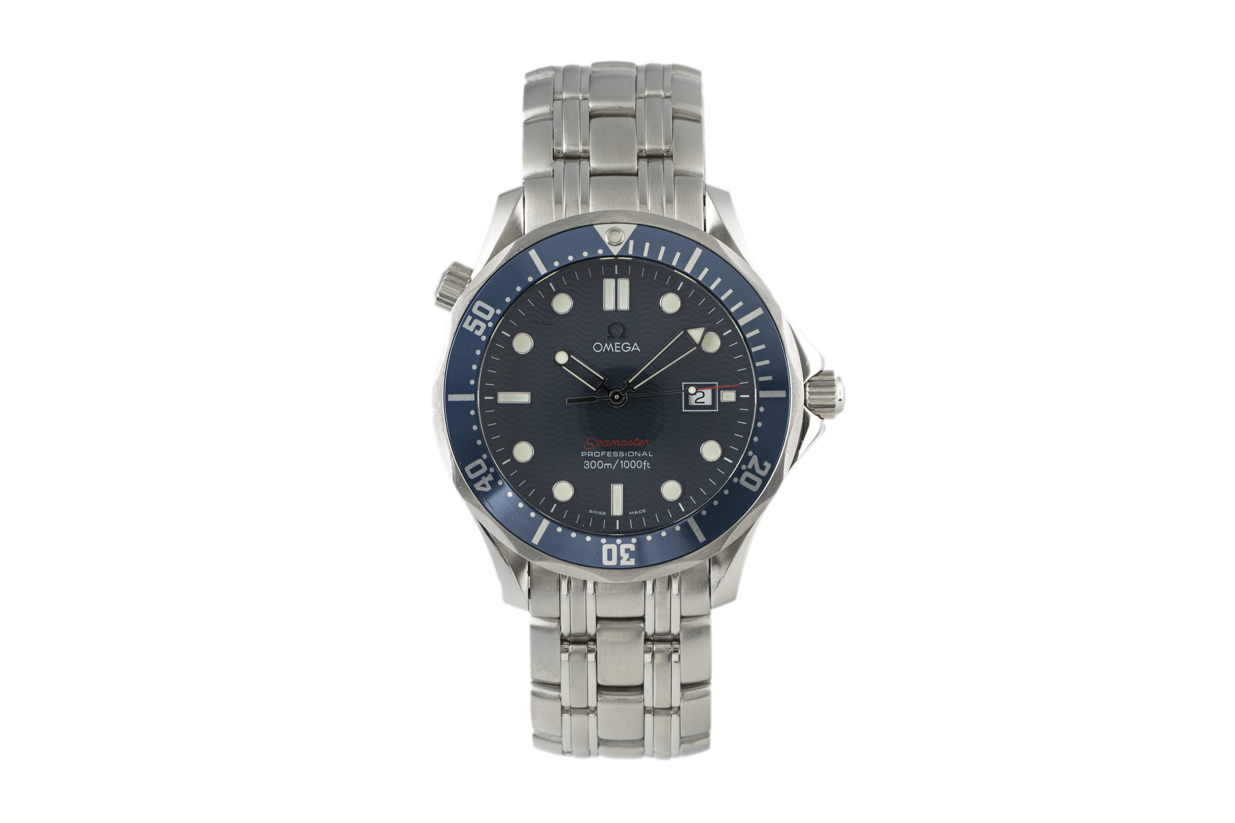 Omega Seamaster steel quartz Kal. 1538 Ref. 2221.80.00