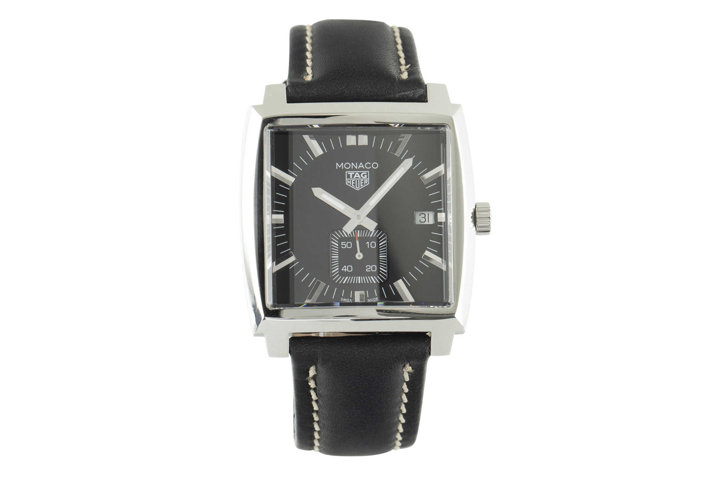 Tag Heuer Monaco steel quartz Ref. WAW131A.FC6177