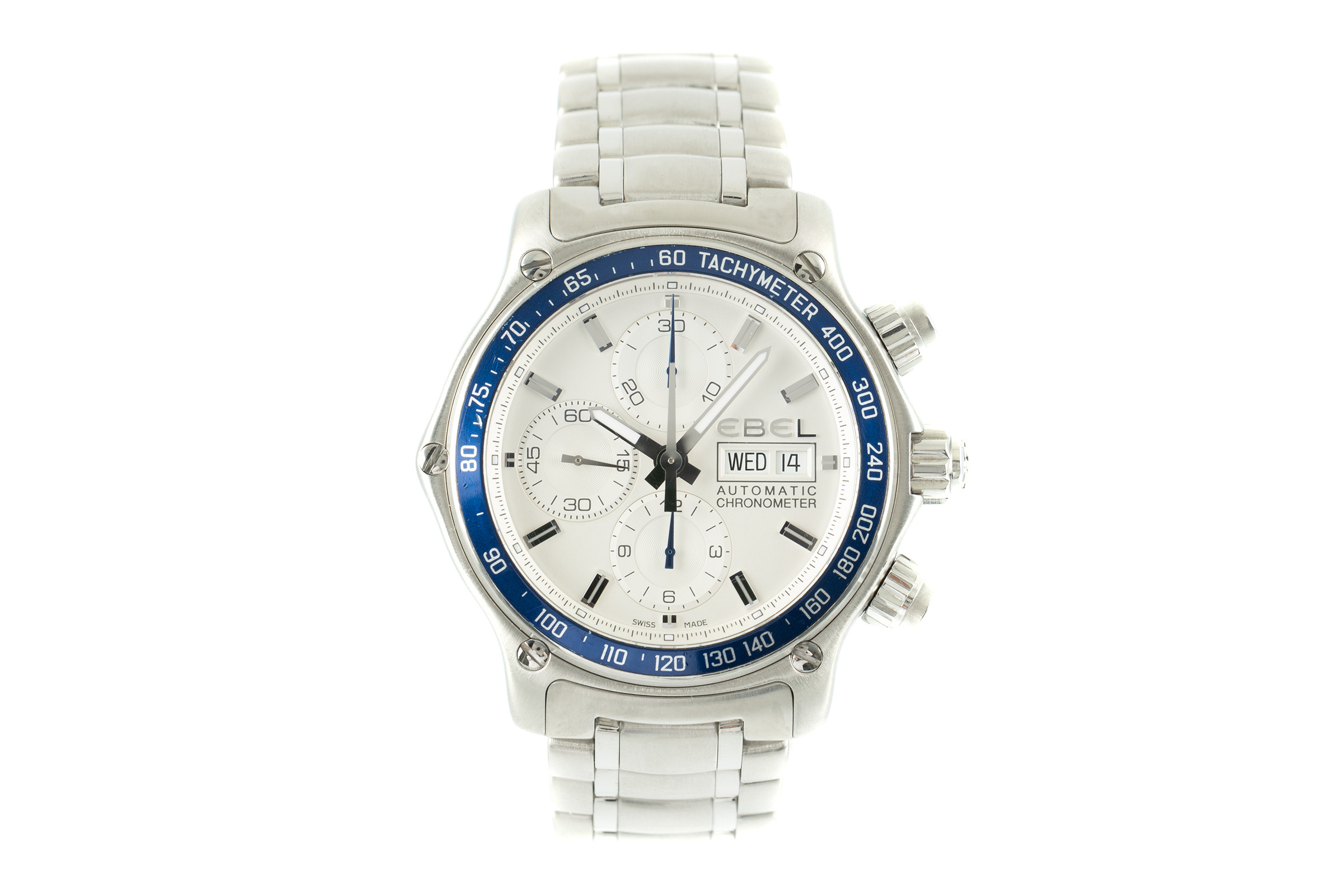 Ebel Discovery chronograph steel automatic Ref. E9750L62