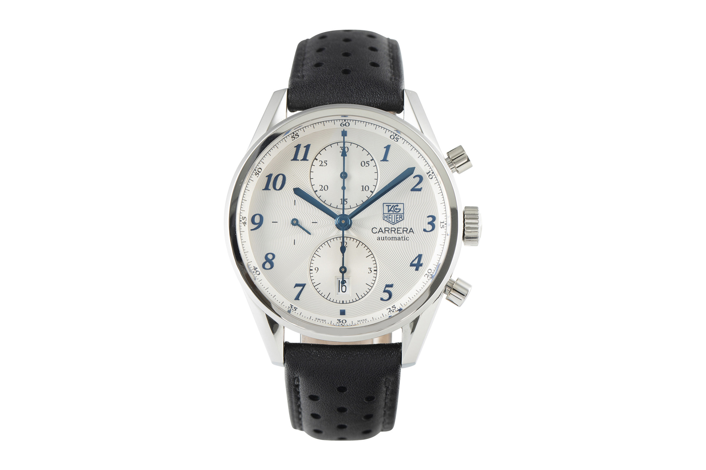 Tag Heuer Carrera chronograph steel automatic Kal. 16 Ref. CAS2111