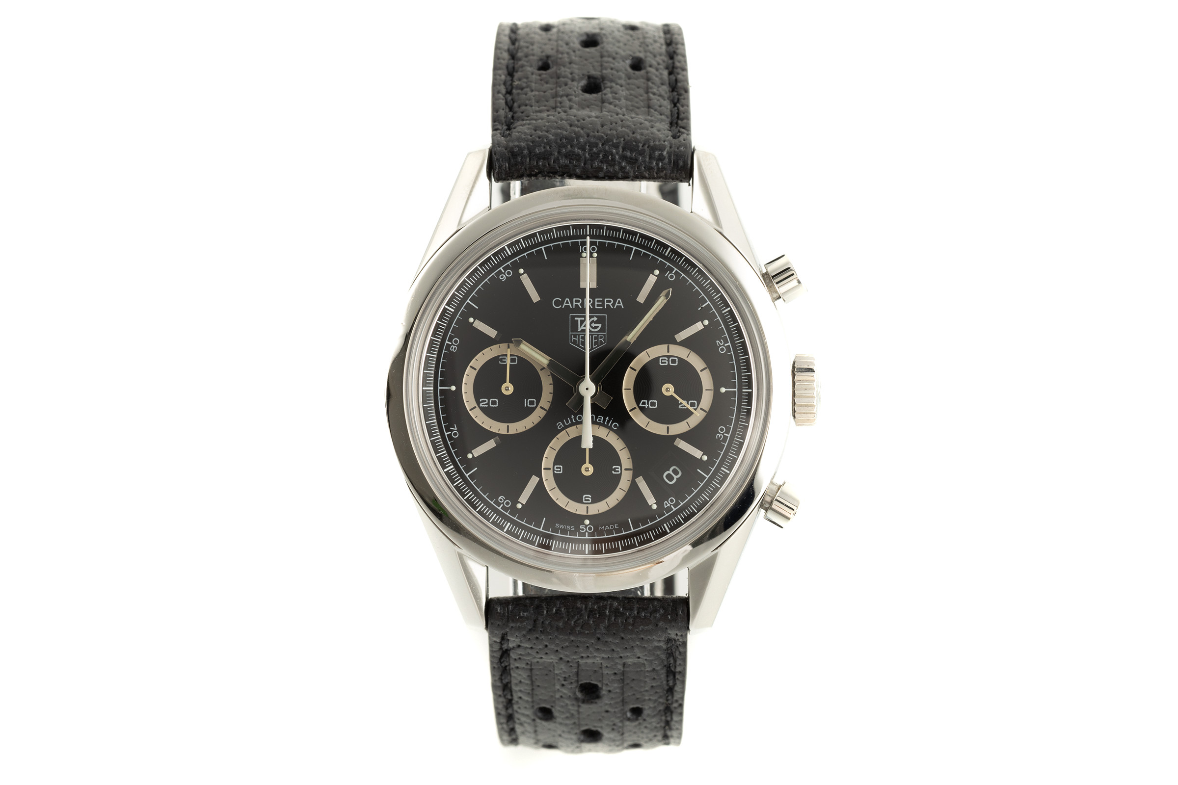 Tag Heuer Carrera steel automatic Kal. 17 Ref. CV2113-0