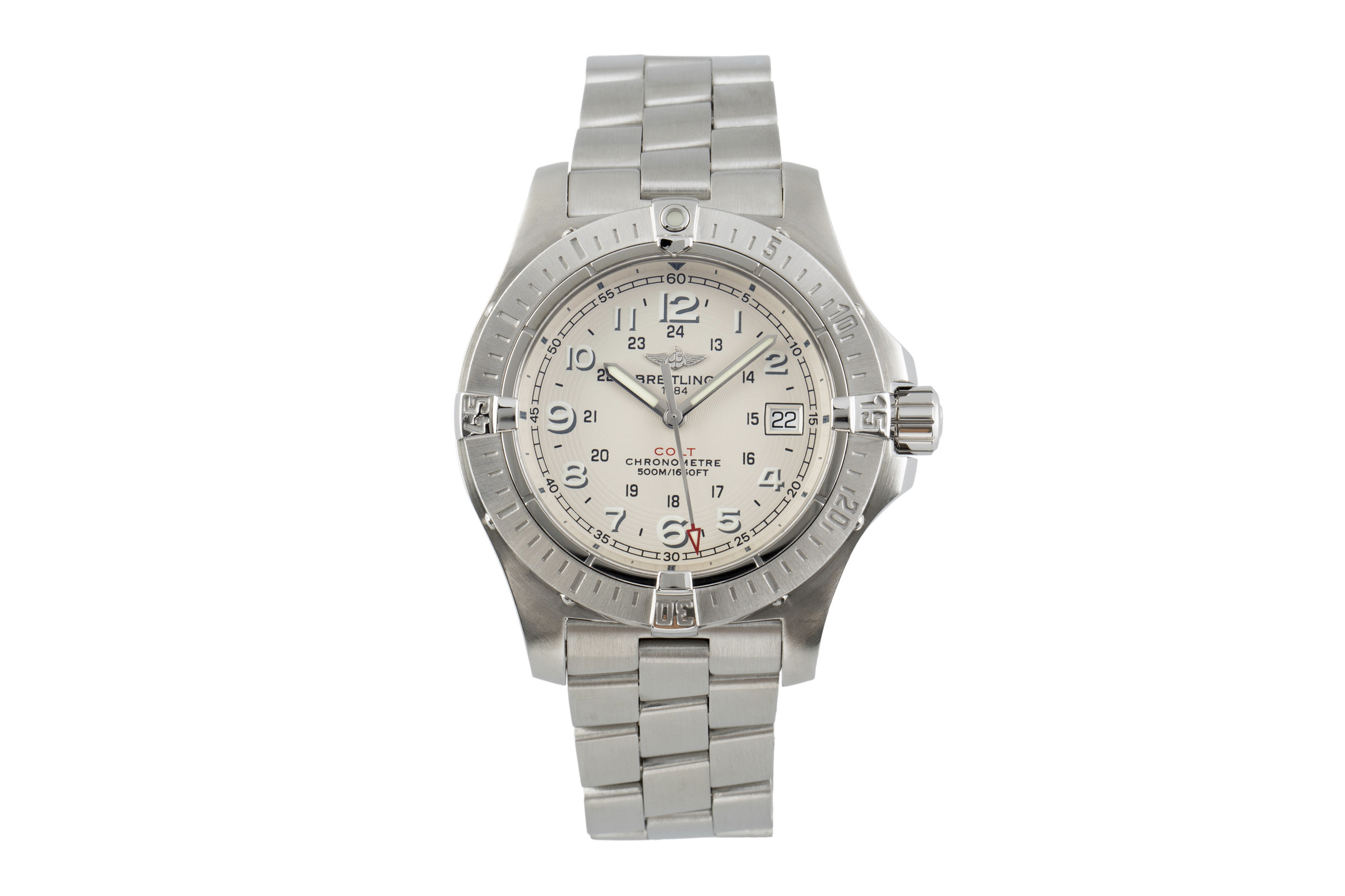 Breitling Colt steel quartz Kal. B74 Ref. A74380
