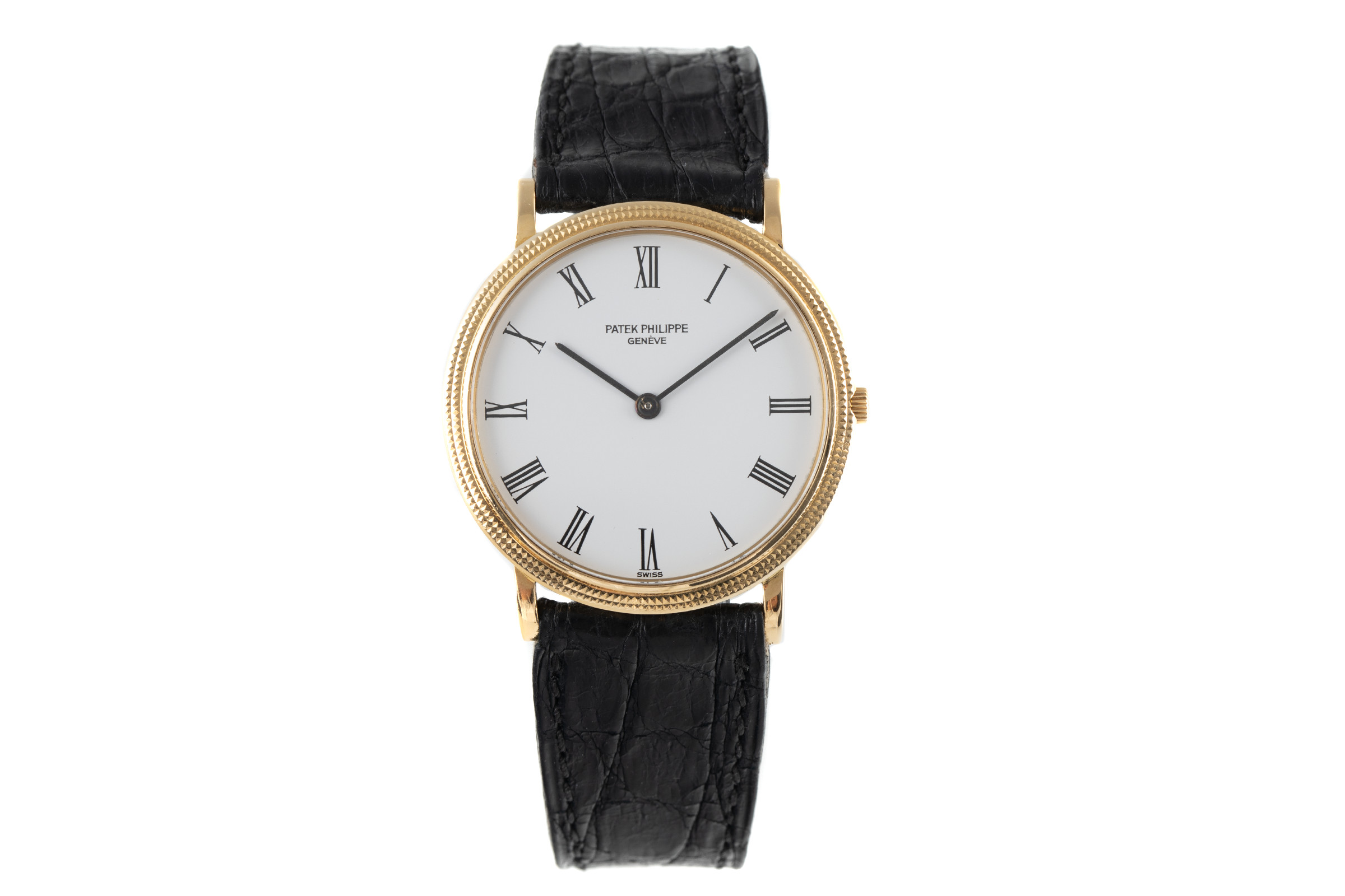 Patek Philippe Calatrava 18 ct gold quartz Kal. E27 Ref. 3744