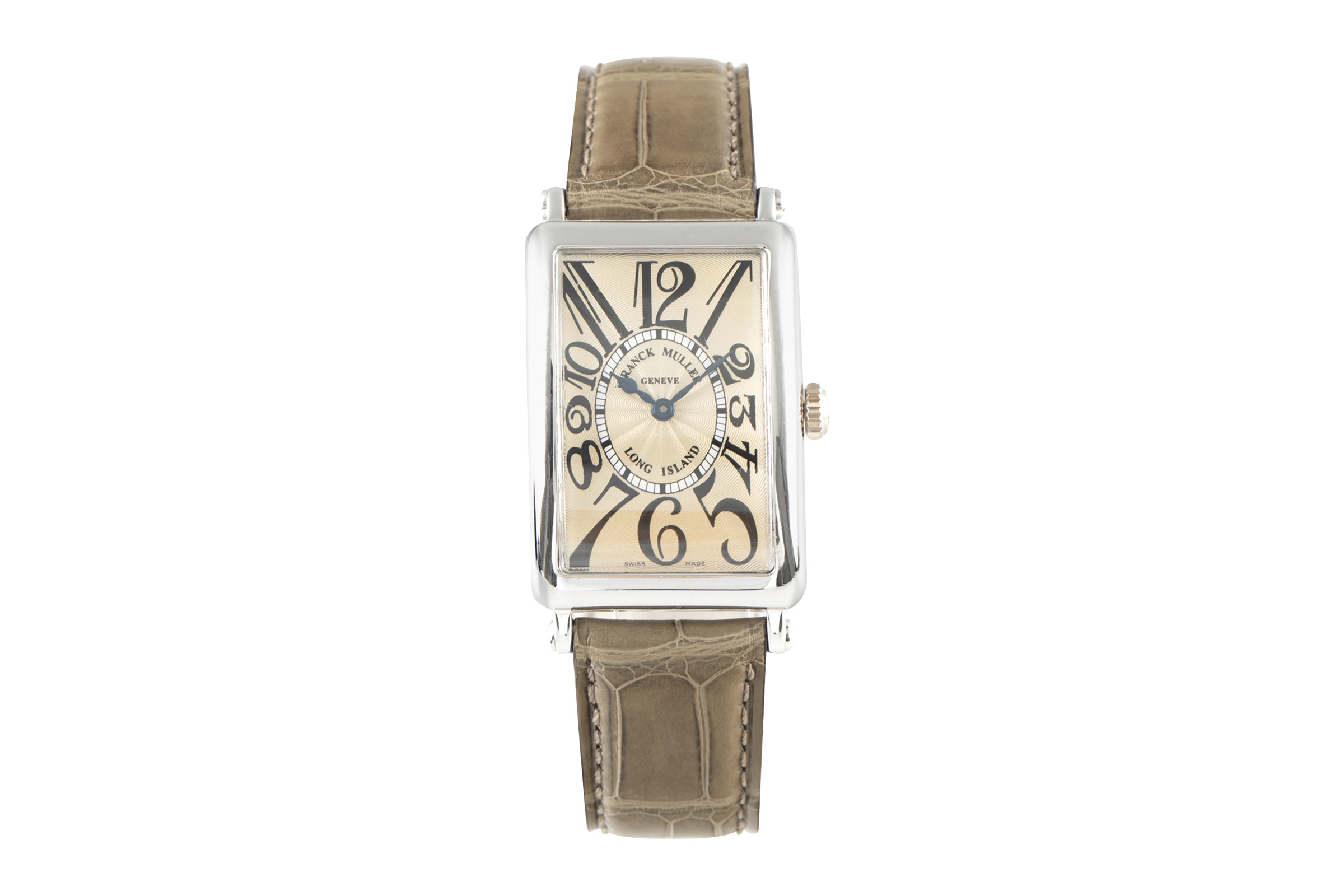 Franck Muller Long Island 18 ct white gold quartz Ref. 950QZ