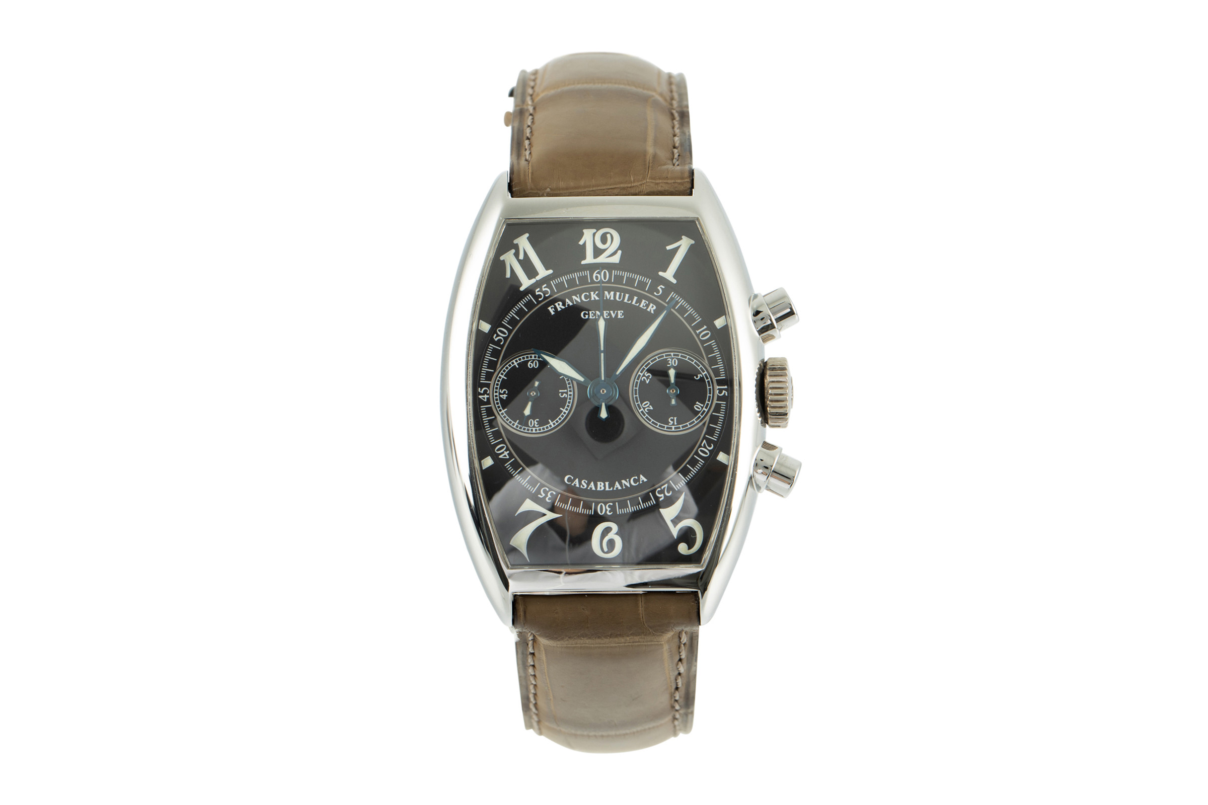 Franck Muller Casablanca chronograph steel manual winding Kal. LWO1870 Ref. 5850 C CC