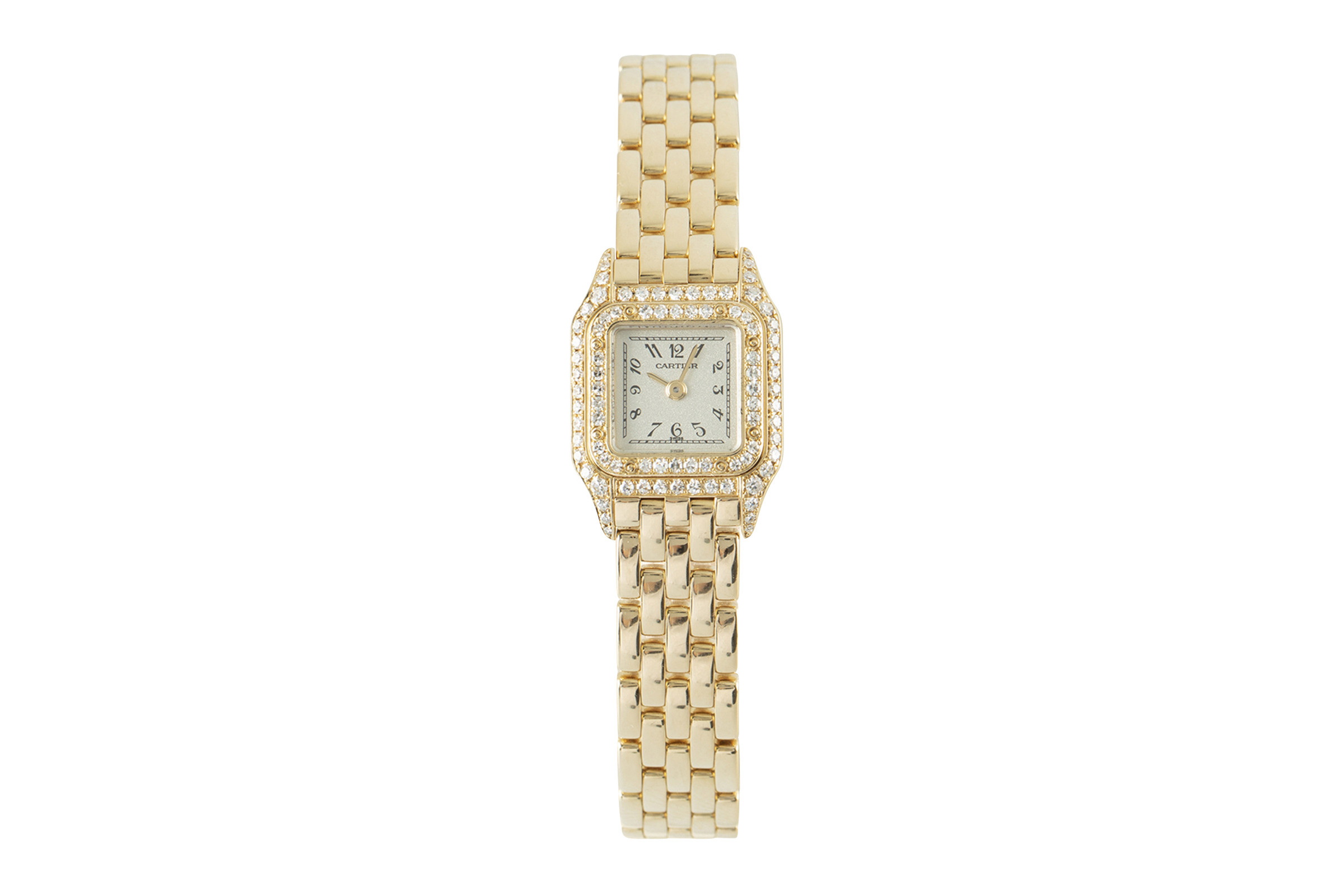 Cartier Panthere 18 ct gold quartz Kal. 201 Ref. 1131